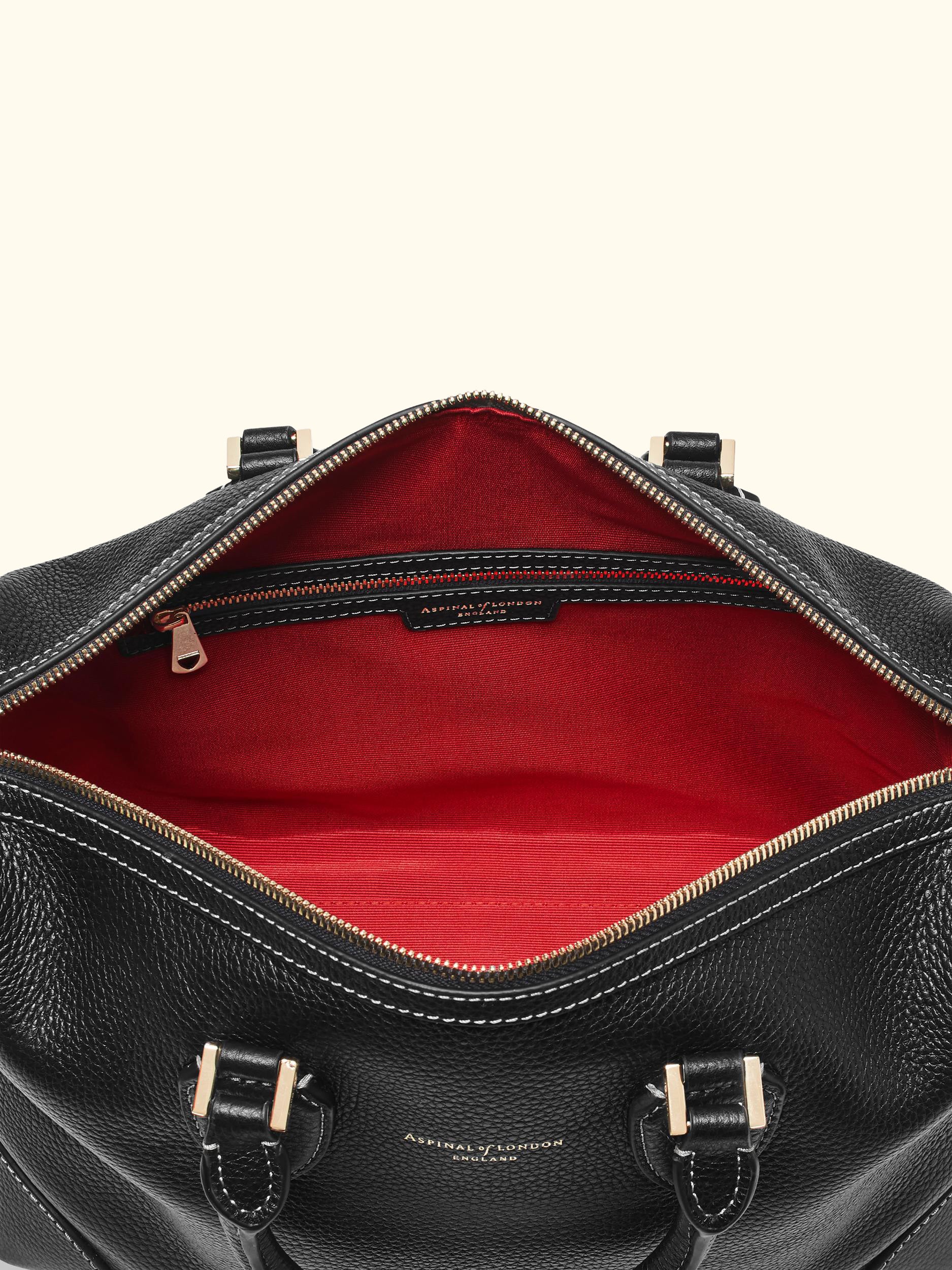 Hudson Pebble Leather Bowling Bag