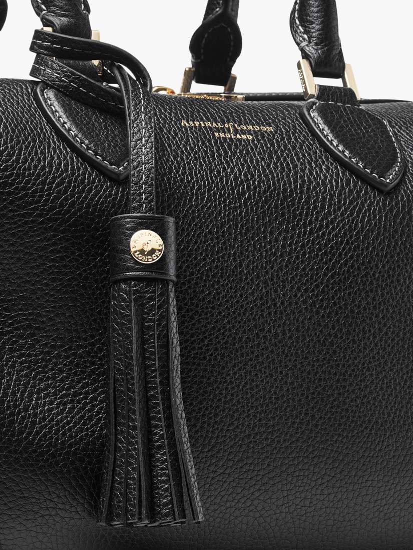 Hudson Pebble Leather Bowling Bag