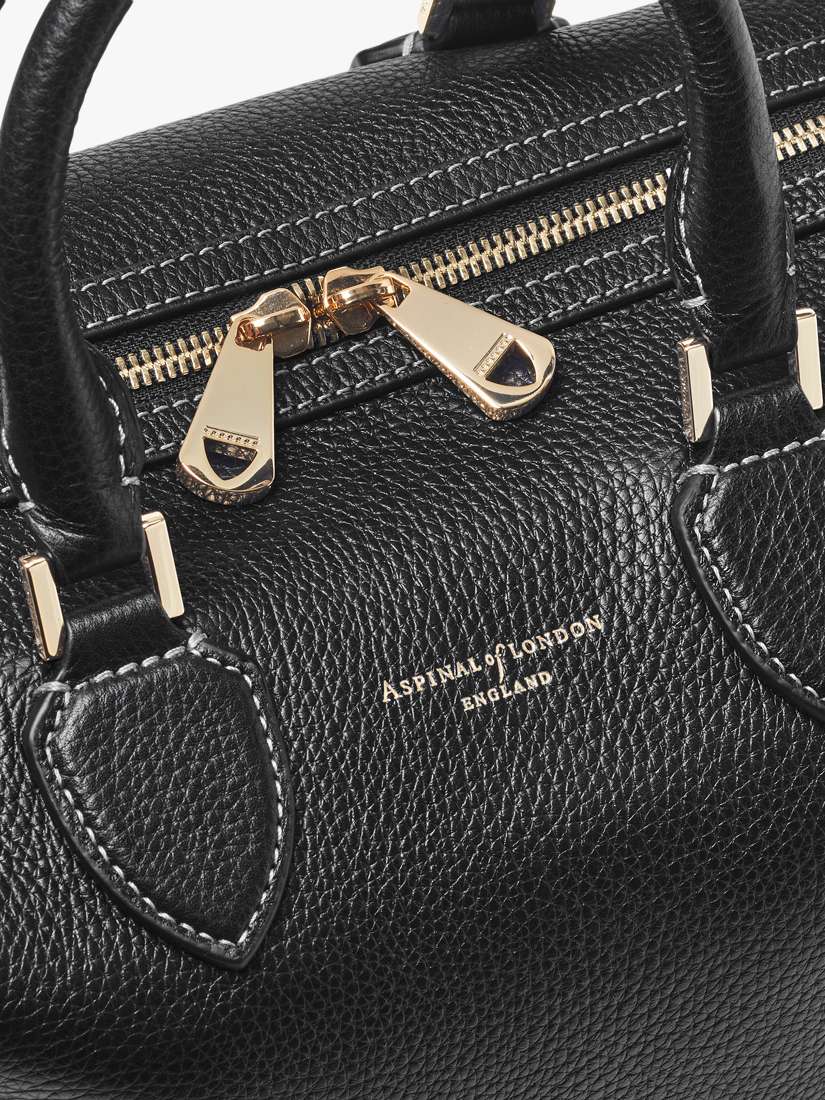 Hudson Pebble Leather Bowling Bag