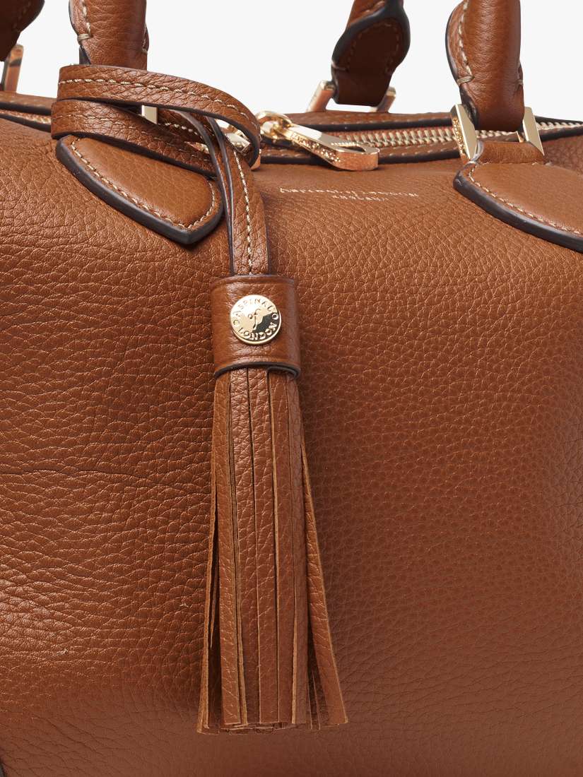 Hudson Pebble Leather Bowling Bag