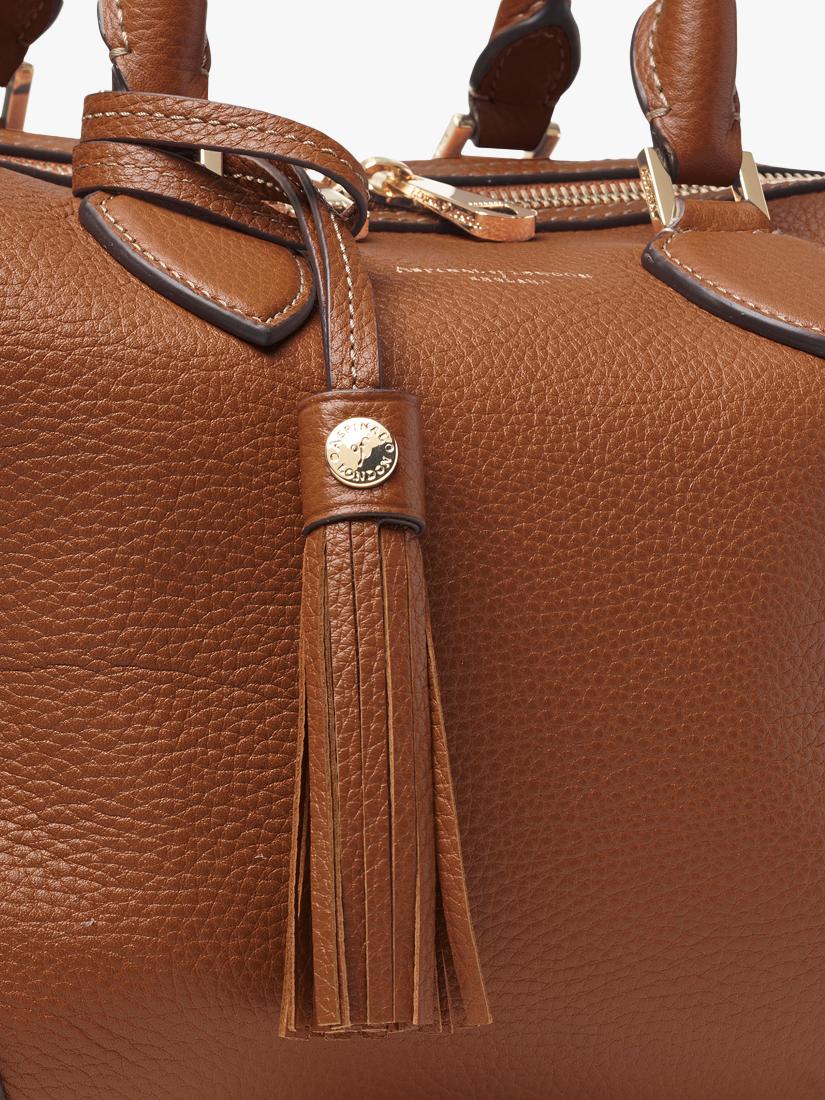 Hudson Pebble Leather Bowling Bag
