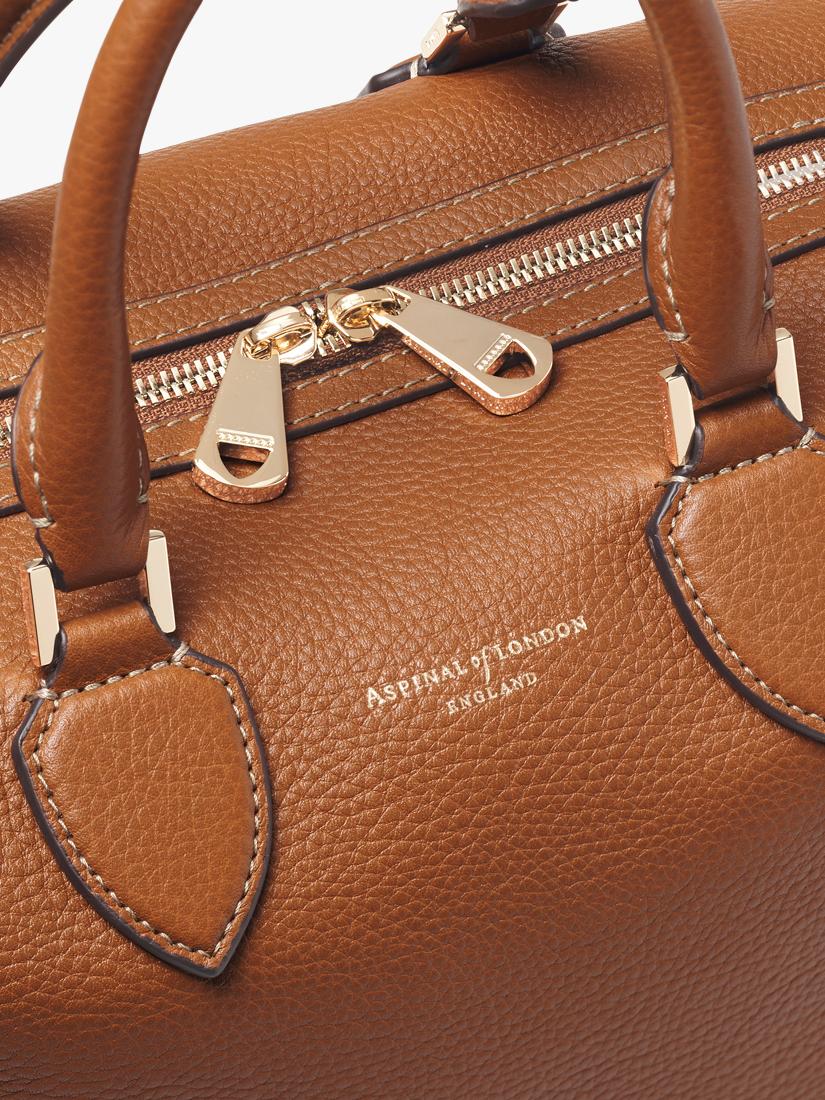 Hudson Pebble Leather Bowling Bag