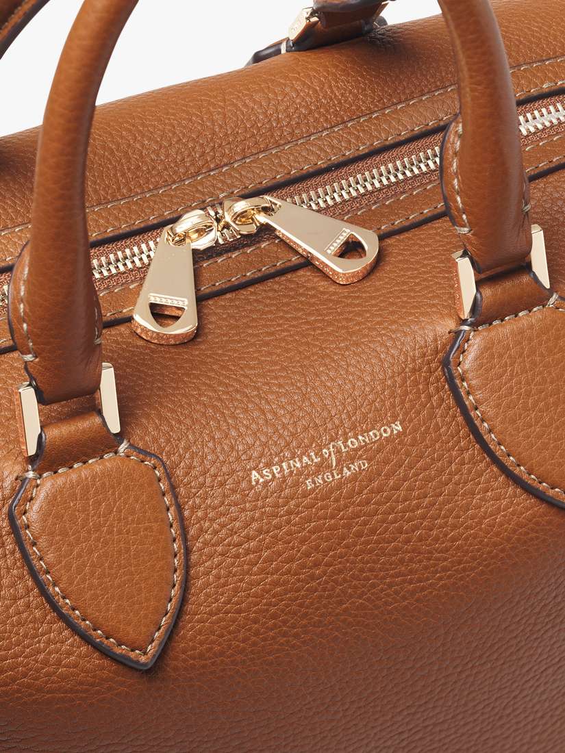 Hudson Pebble Leather Bowling Bag