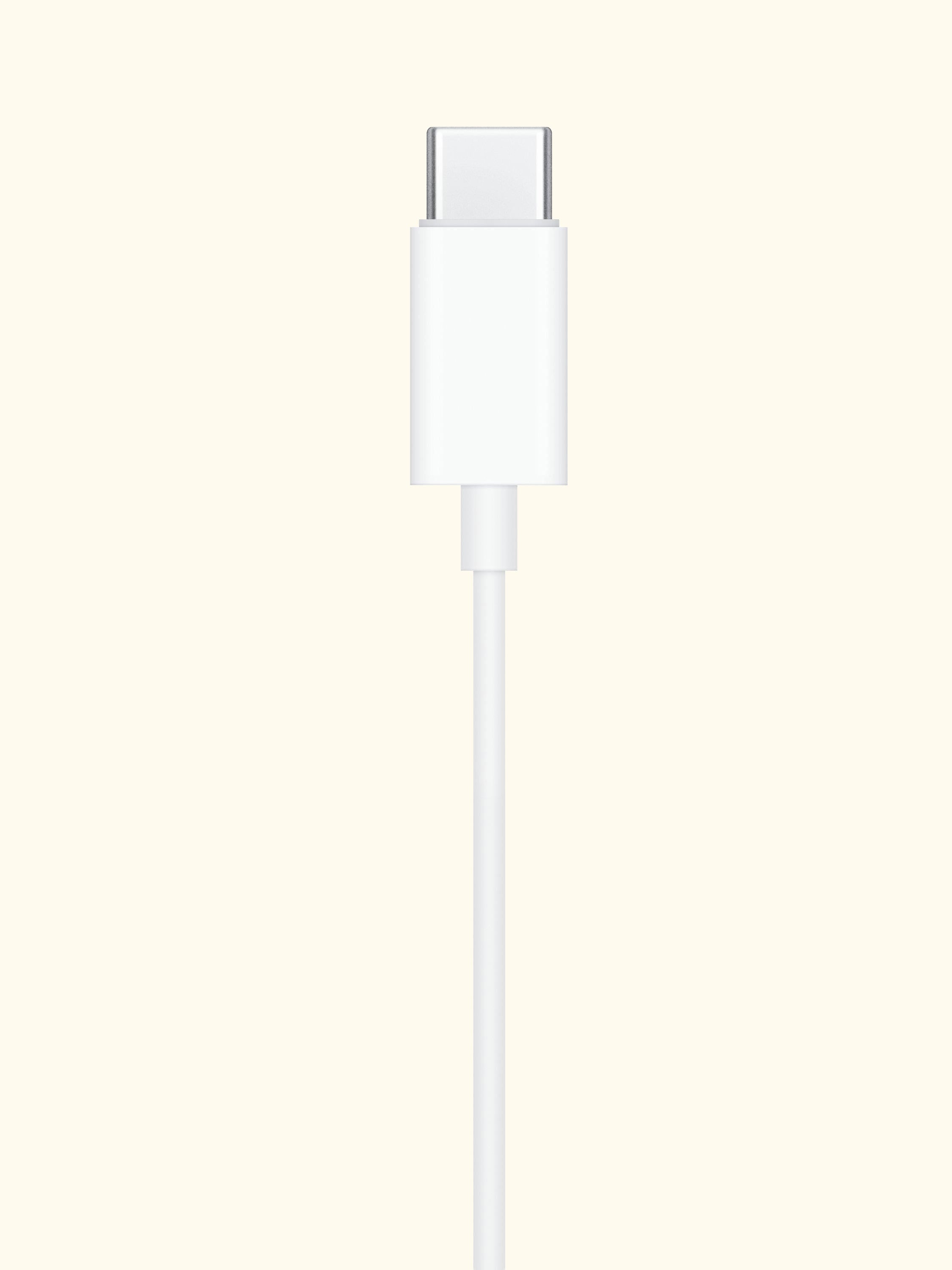 EarPods with Remote and Mic, USB-C, 2023, White