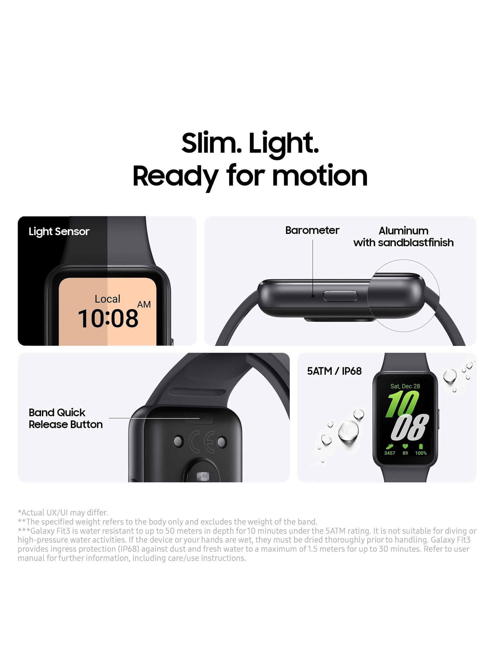 Galaxy Fit3 Health & Fitness Tracker
