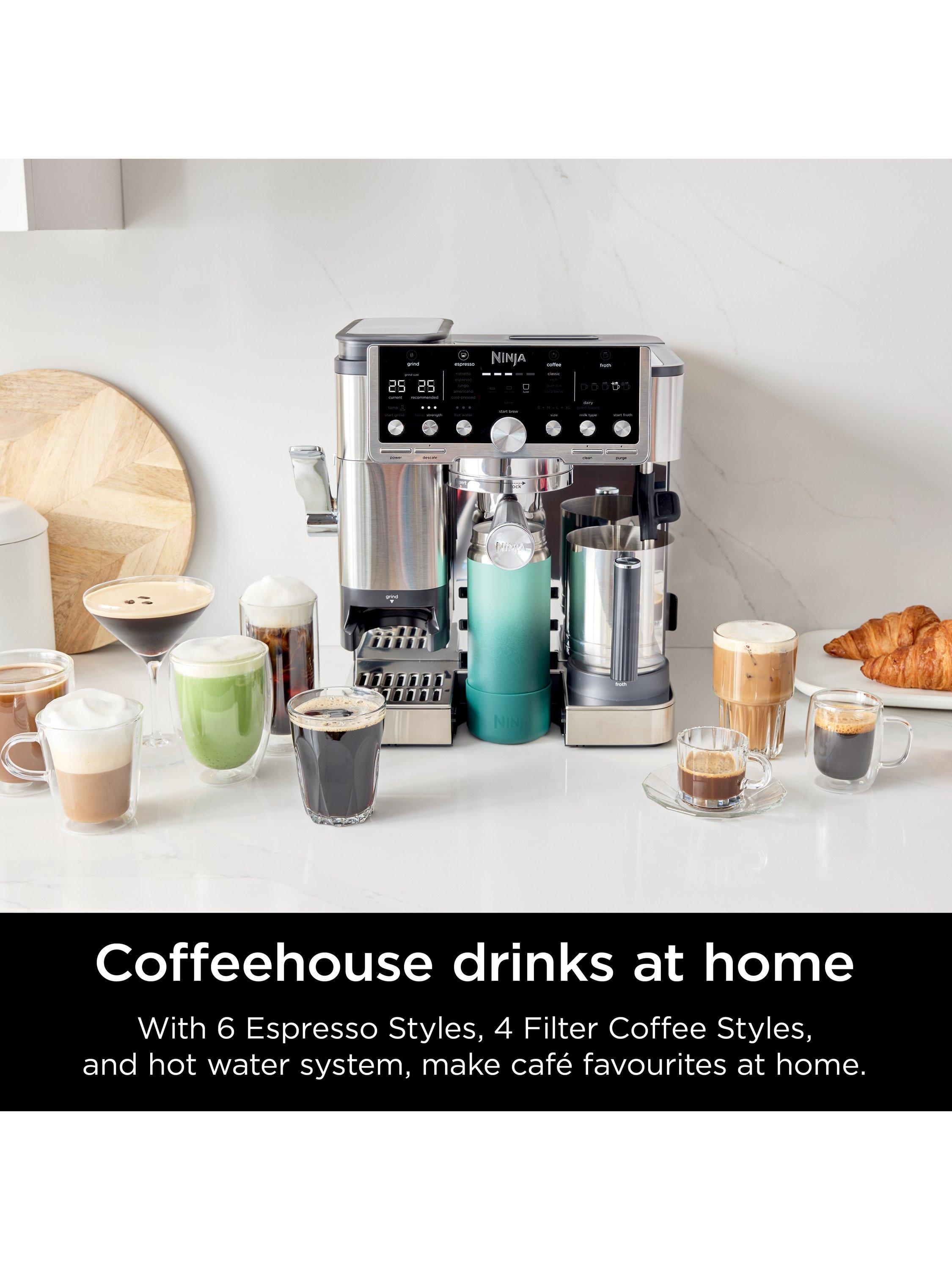 Luxe Cafe Pro Series Coffee Machine, Stainless Steel