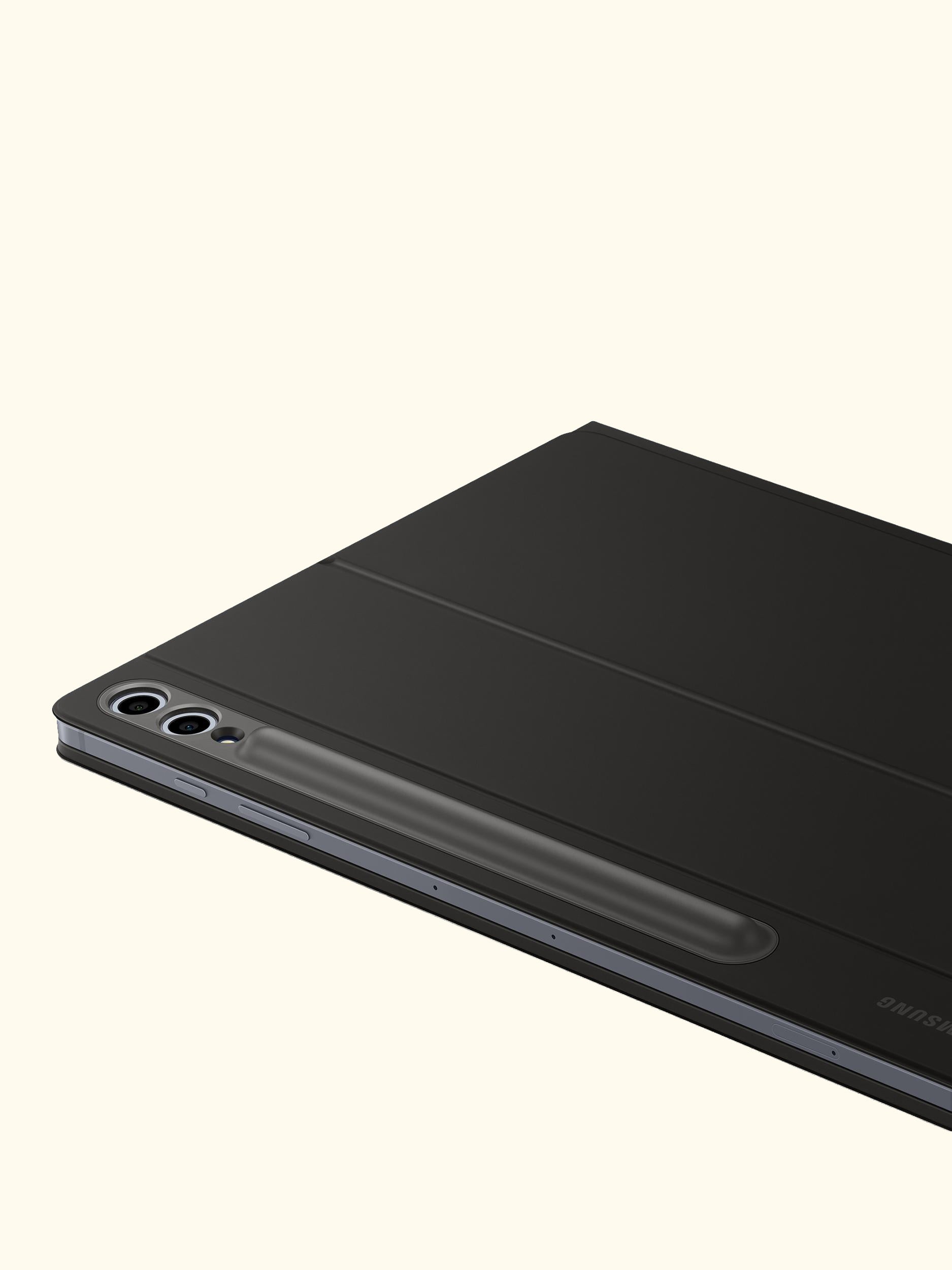 AI Book Cover Keyboard with Trackpad for Galaxy Tab S10+, Black