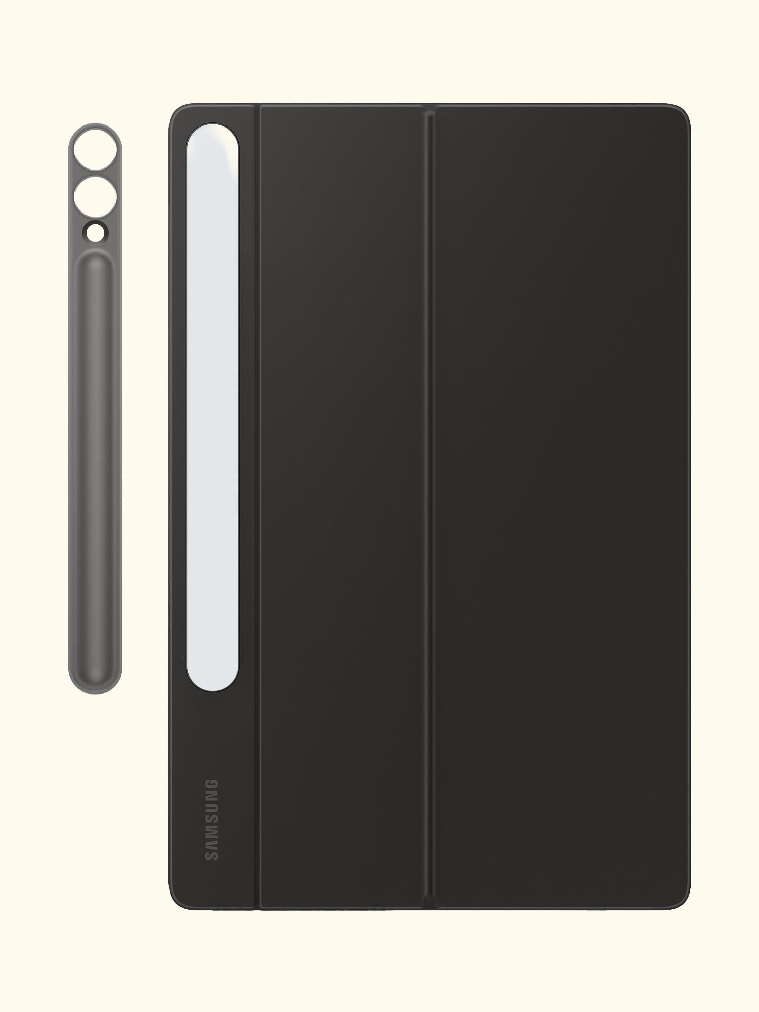 AI Book Cover Keyboard with Trackpad for Galaxy Tab S10+, Black