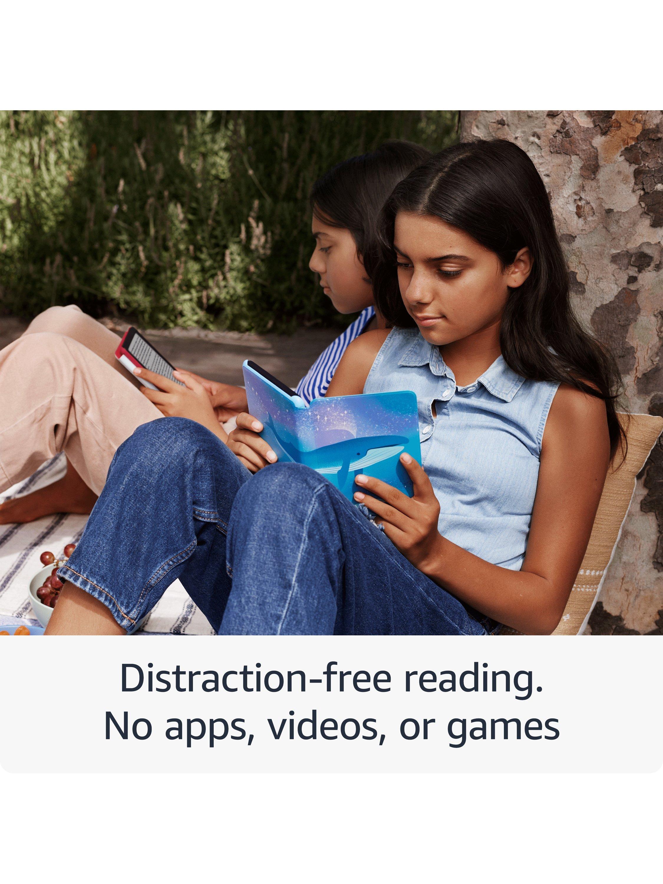 Kindle Kids Edition (2024) eReader, 6” High Resolution Illuminated Touch Screen, 16GB