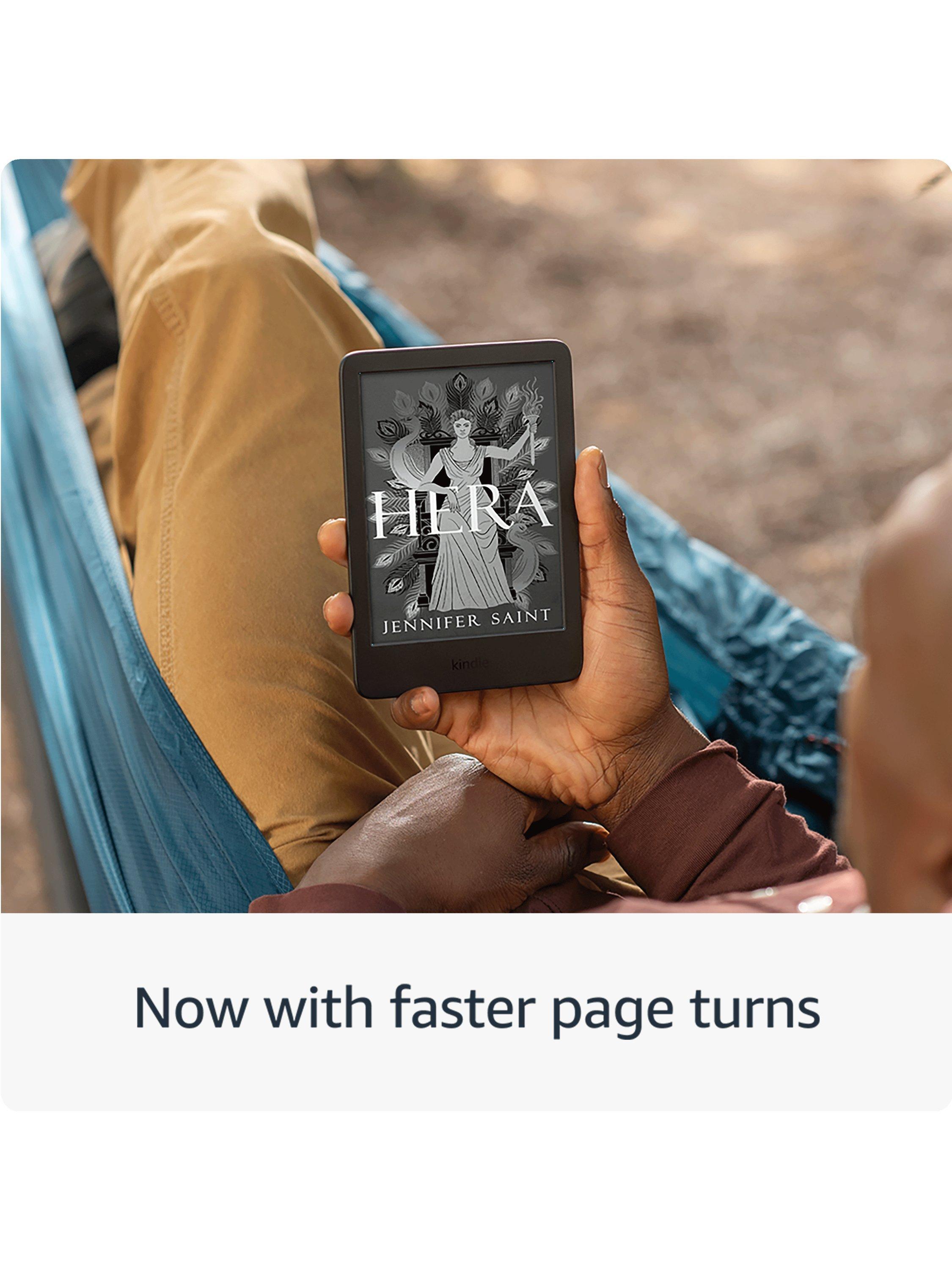 Kindle (2024) eReader, 6” High Resolution Illuminated Touch Screen, 16GB
