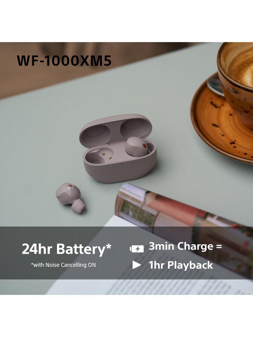 WF-1000XM5 Noise Cancelling True Wireless Bluetooth Sweat & Weather-Resistant In-Ear Headphones with Mic/Remote