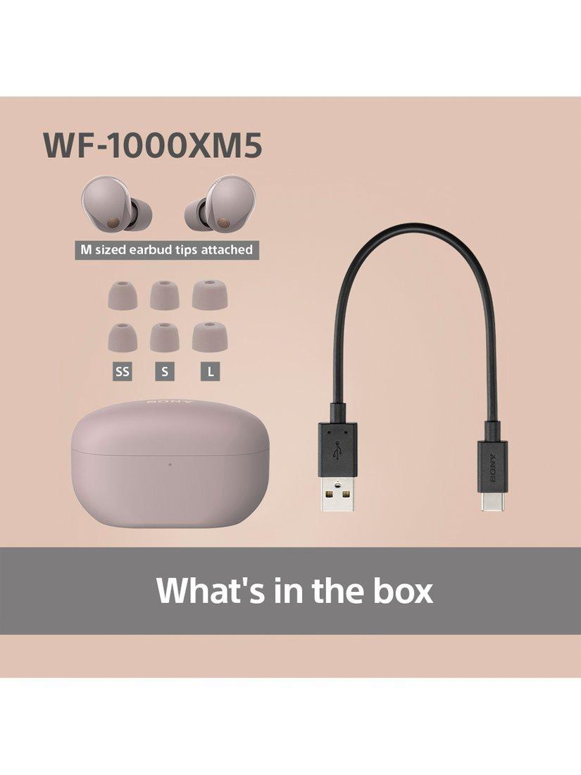 WF-1000XM5 Noise Cancelling True Wireless Bluetooth Sweat & Weather-Resistant In-Ear Headphones with Mic/Remote