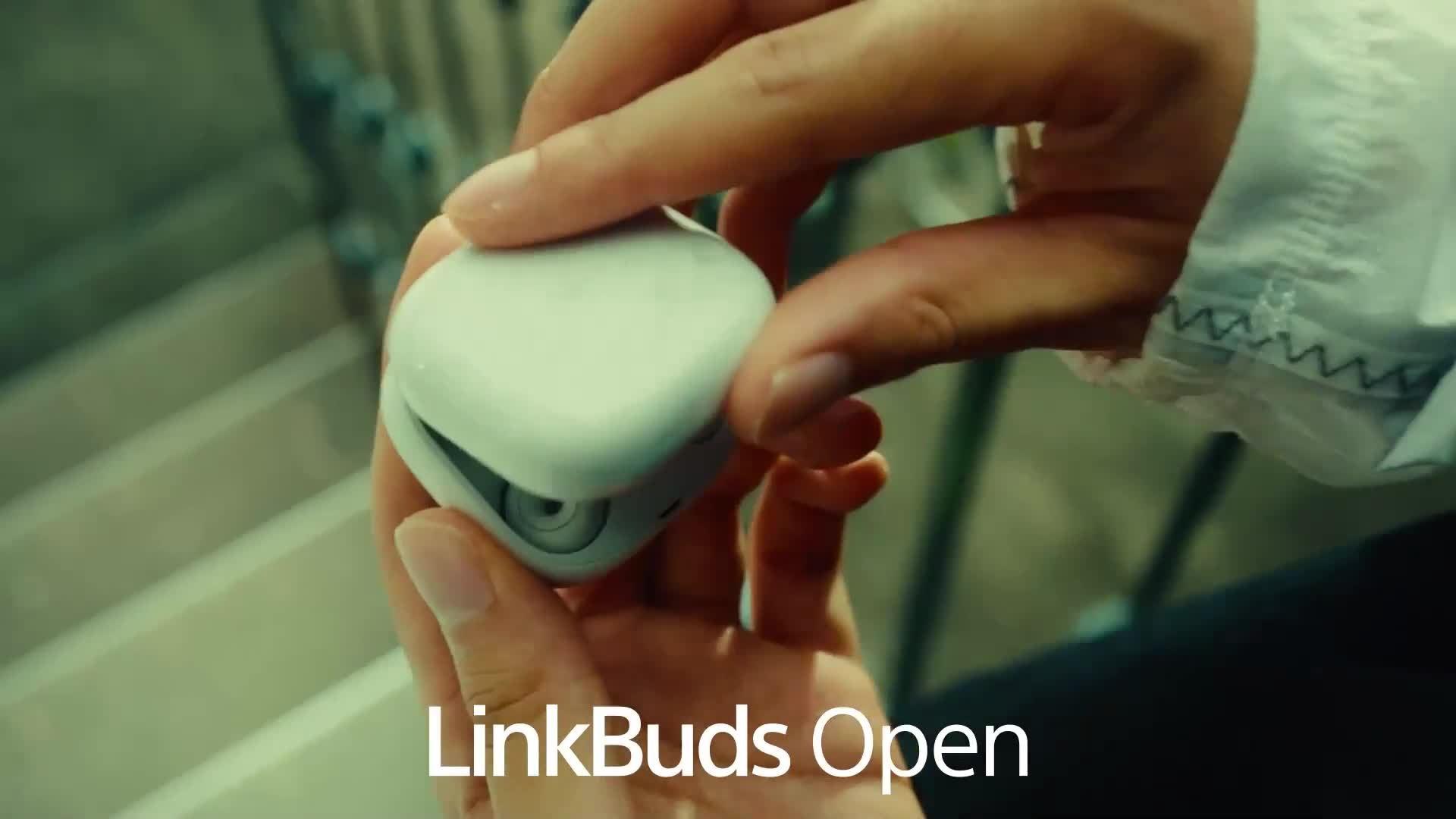 WF-L910 LinkBuds Open True Wireless Bluetooth In-Ear Headphones with Open Ring Design & Mic/Remote