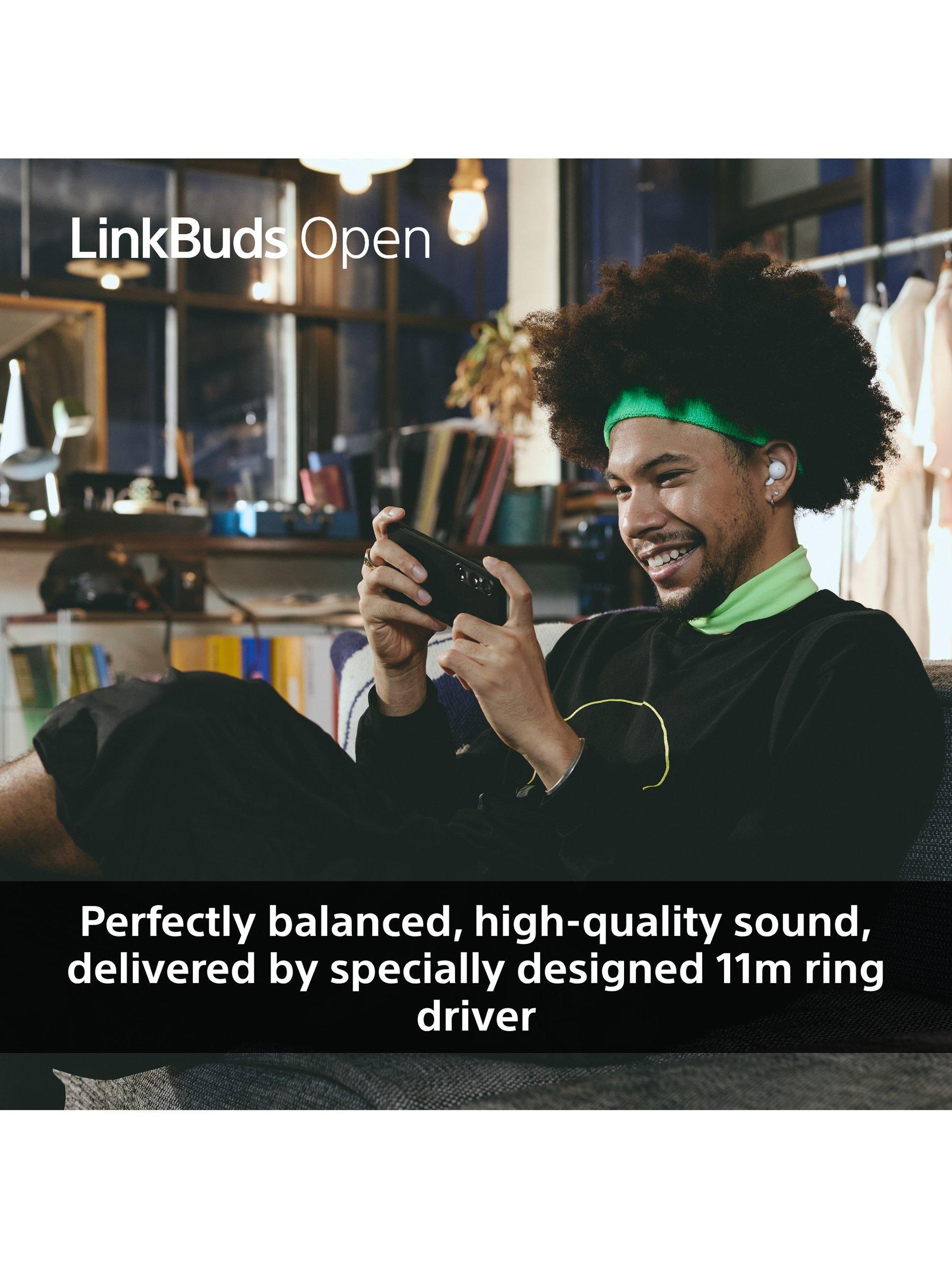 WF-L910 LinkBuds Open True Wireless Bluetooth In-Ear Headphones with Open Ring Design & Mic/Remote