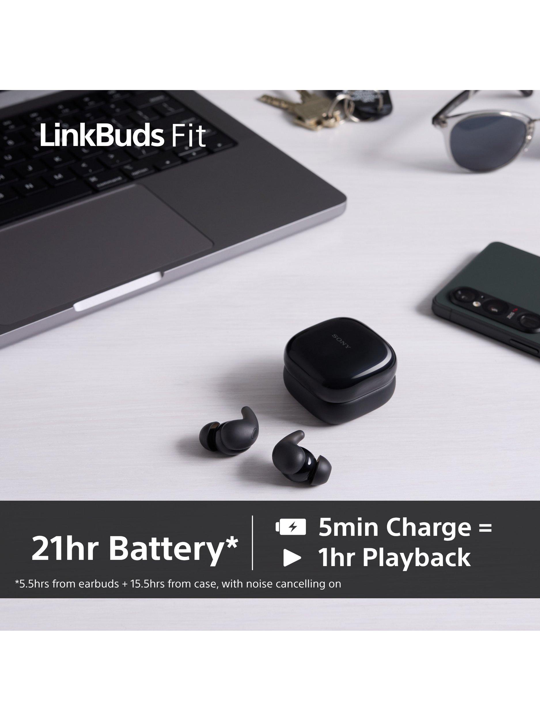 WF-LS910 LinkBuds Fit Noise Cancelling True Wireless Bluetooth In-Ear Headphones with Mic/Remote