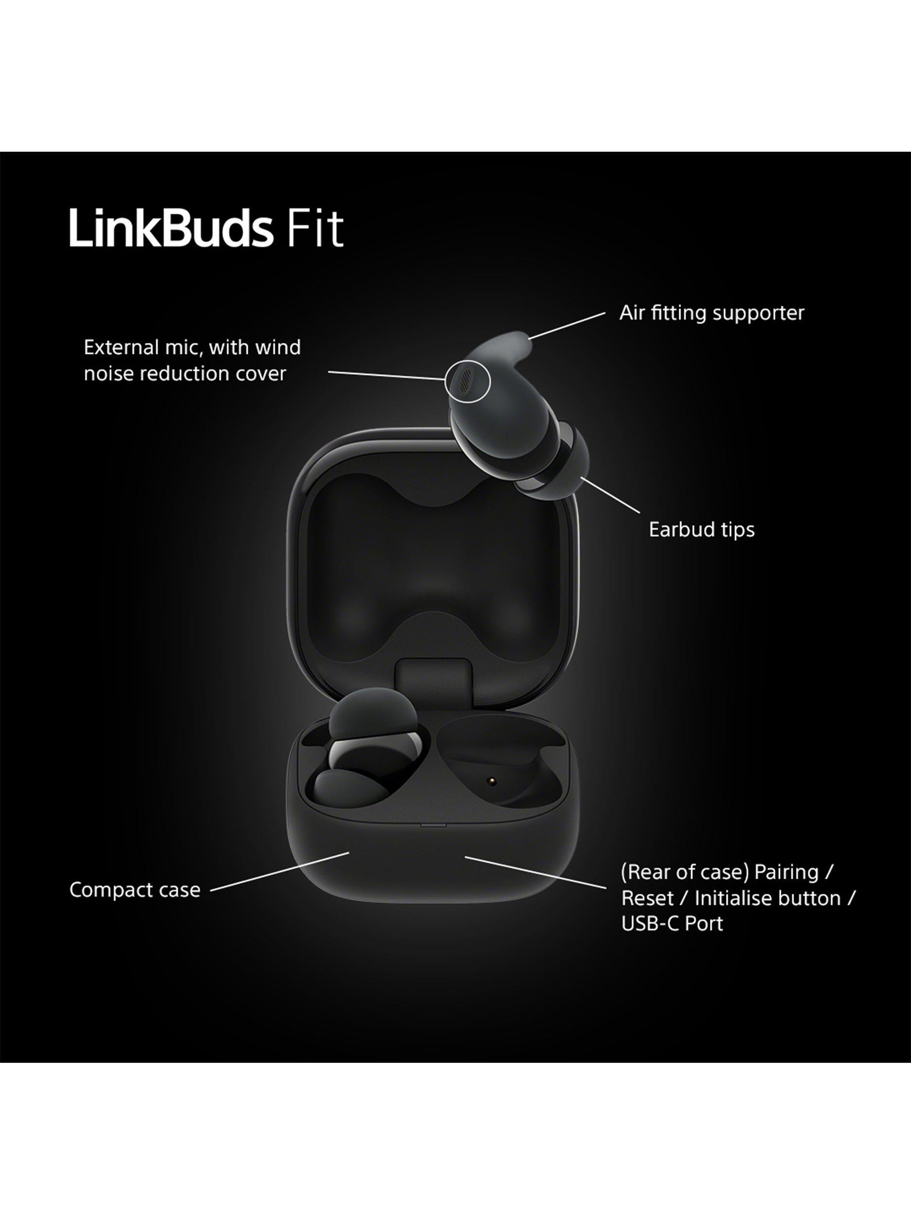 WF-LS910 LinkBuds Fit Noise Cancelling True Wireless Bluetooth In-Ear Headphones with Mic/Remote