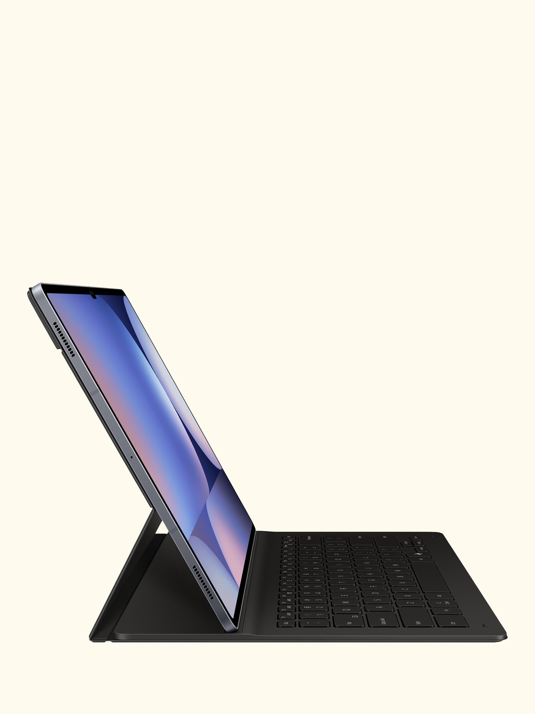 AI Book Cover Keyboard Slim for Galaxy Tab S10 Ultra, S9 Ultra, Black