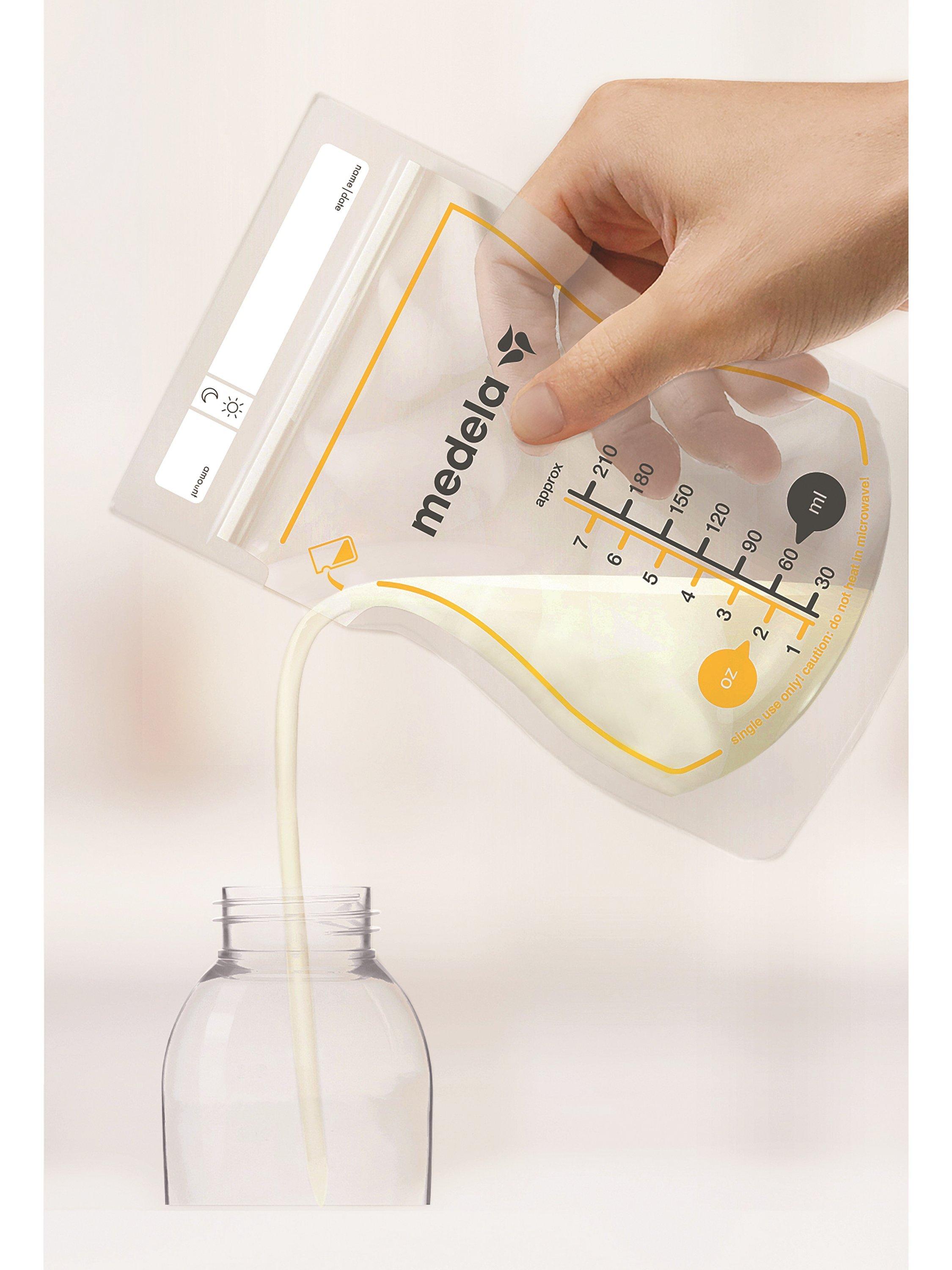 Easy Pour Breastmilk Storage Bags, Pack of 50