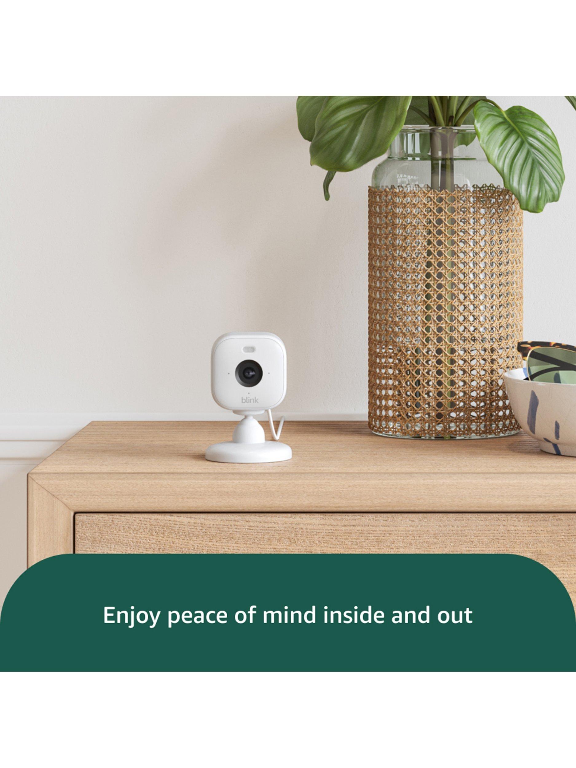 Blink Mini 2 Smart Security HD Camera with Weather-Resistant Power Adaptor, Pack of 2, Black