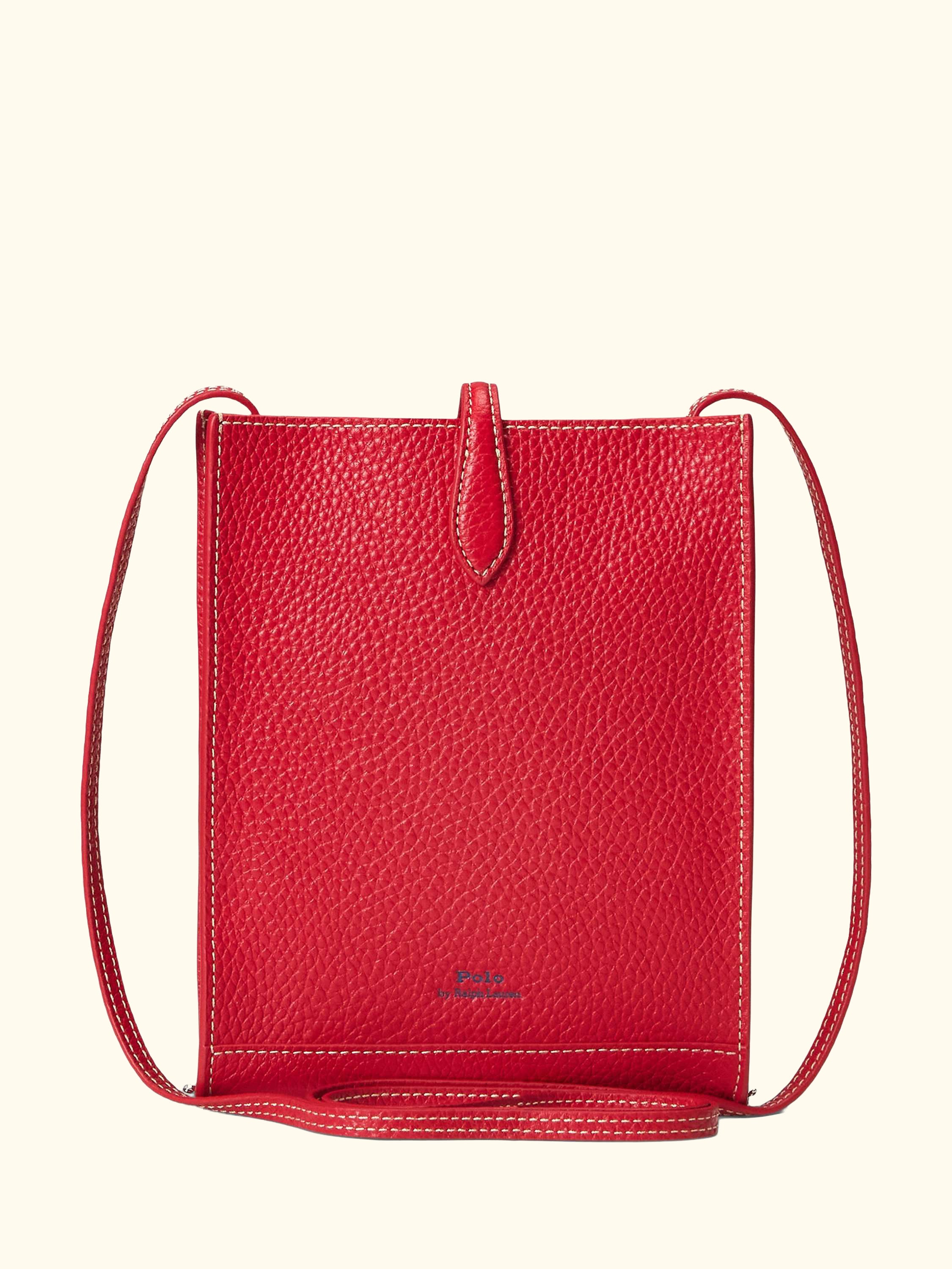 Polo Ralph Lauren Leather Pocket Crossbody Bag