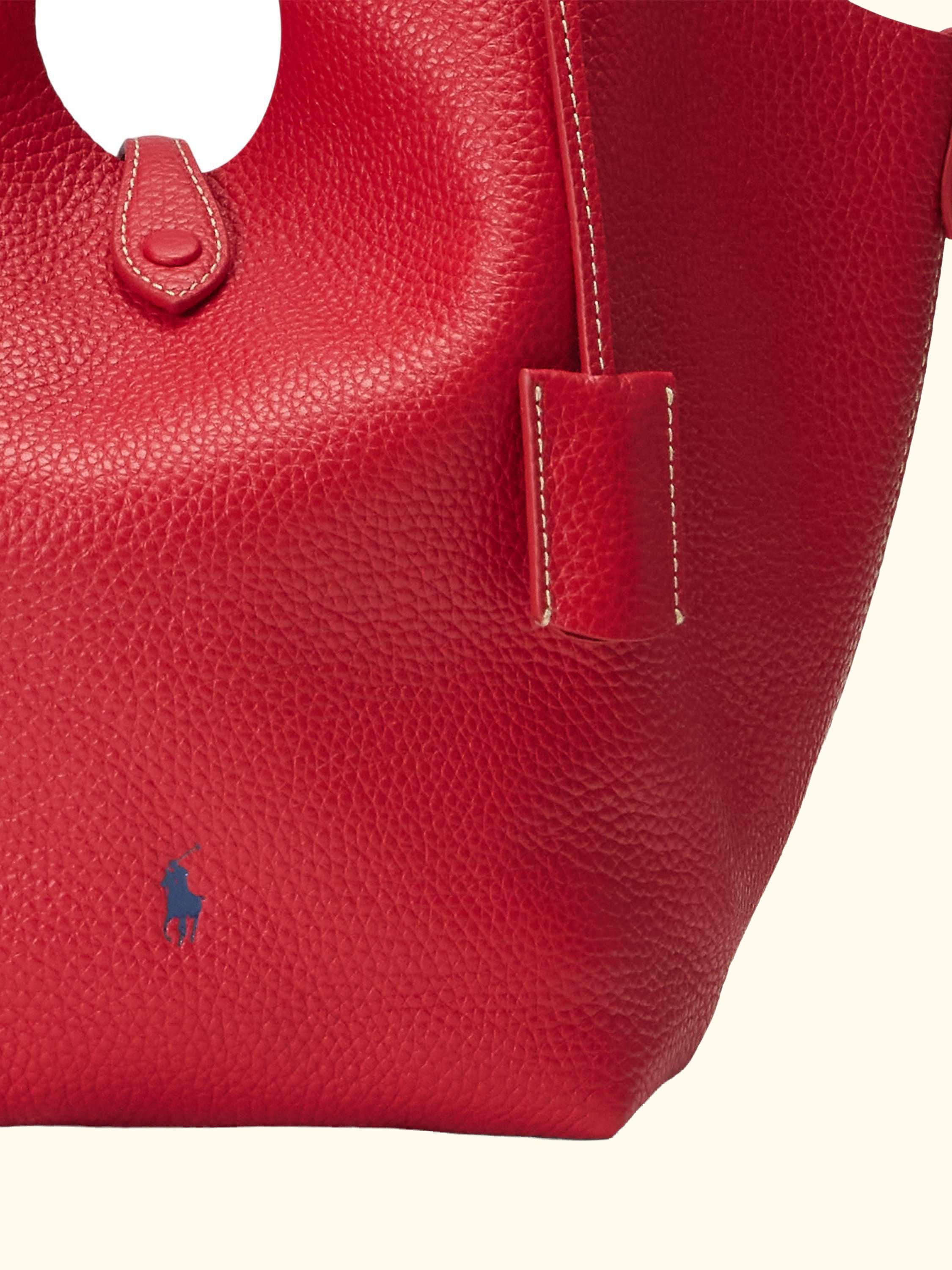 Polo Ralph Lauren Leather Tote Bag