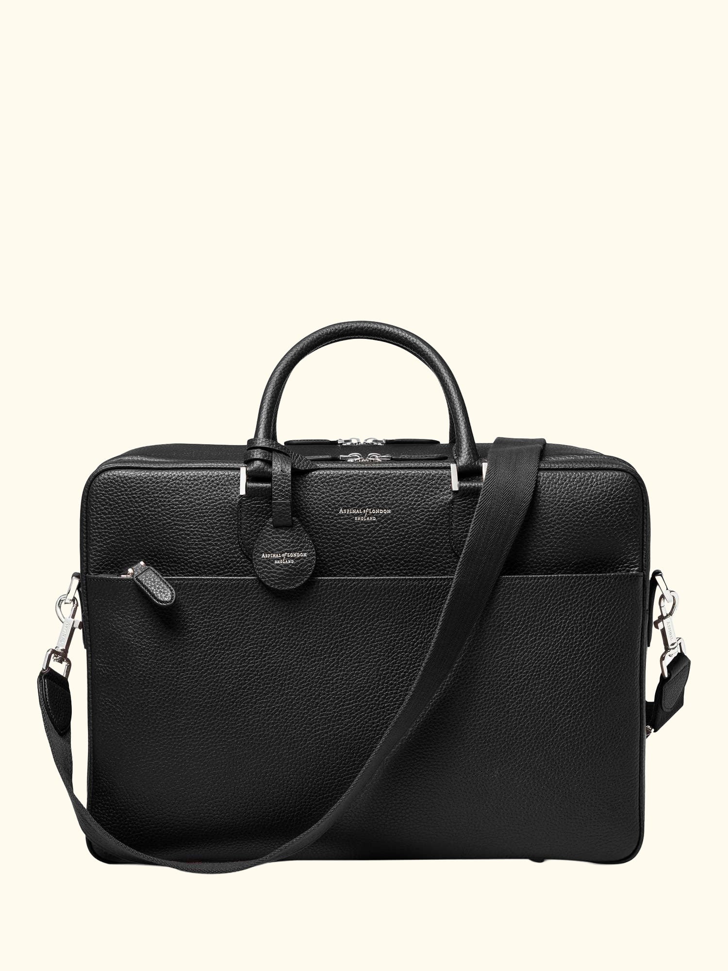 Aspinal of Lonson 48 Hour Mount Street Leather Travel Bag