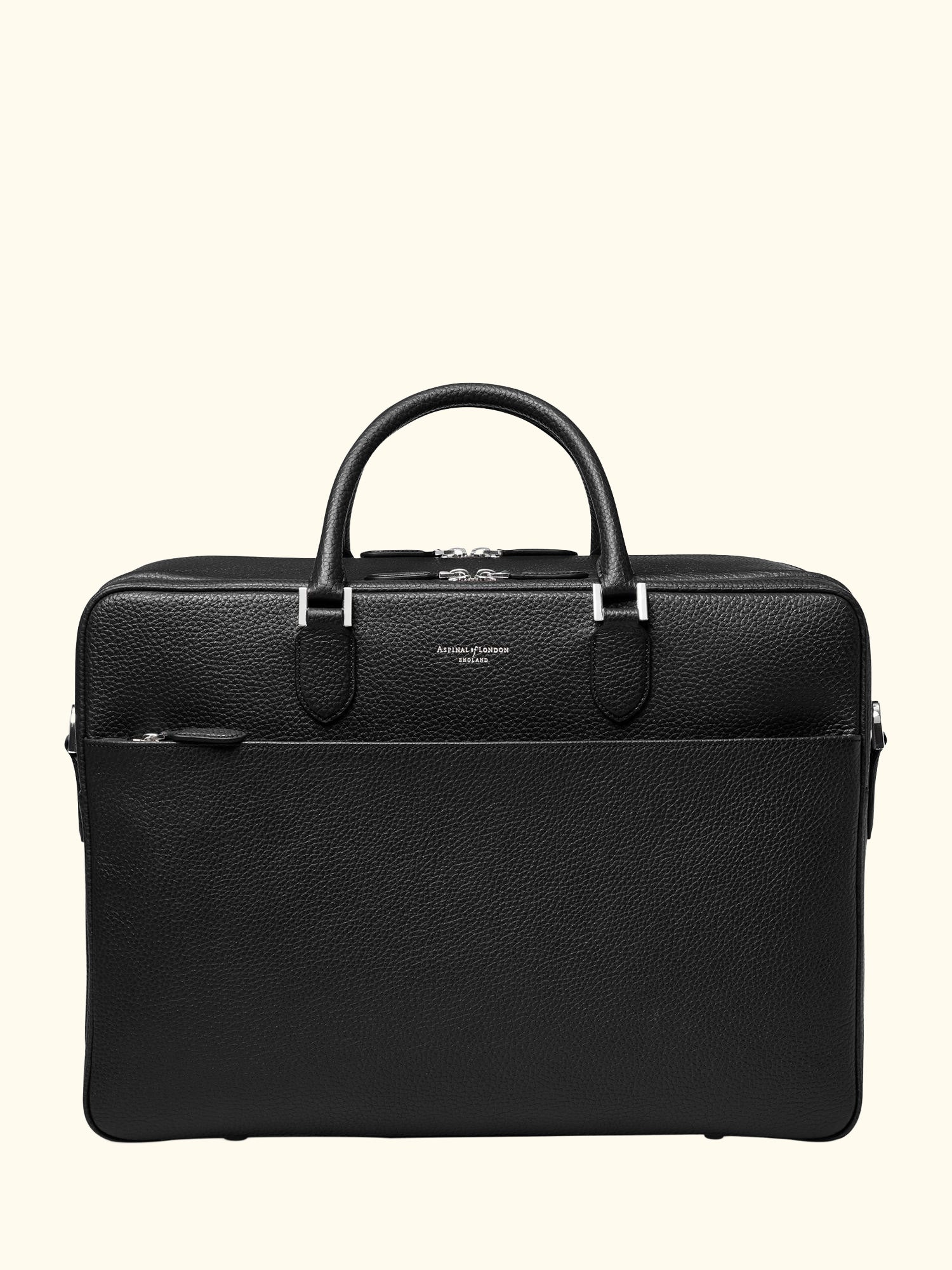 Aspinal of Lonson 48 Hour Mount Street Leather Travel Bag