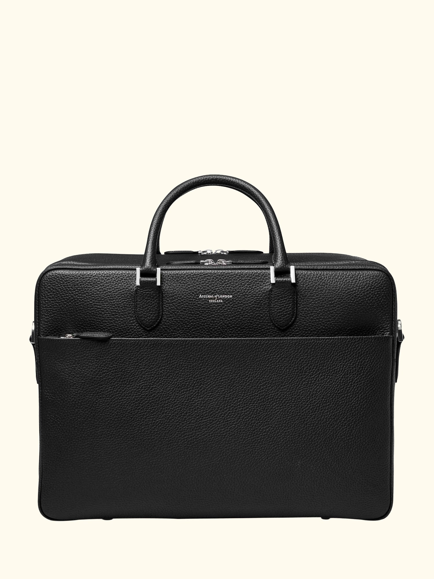 Aspinal of Lonson 48 Hour Mount Street Leather Travel Bag