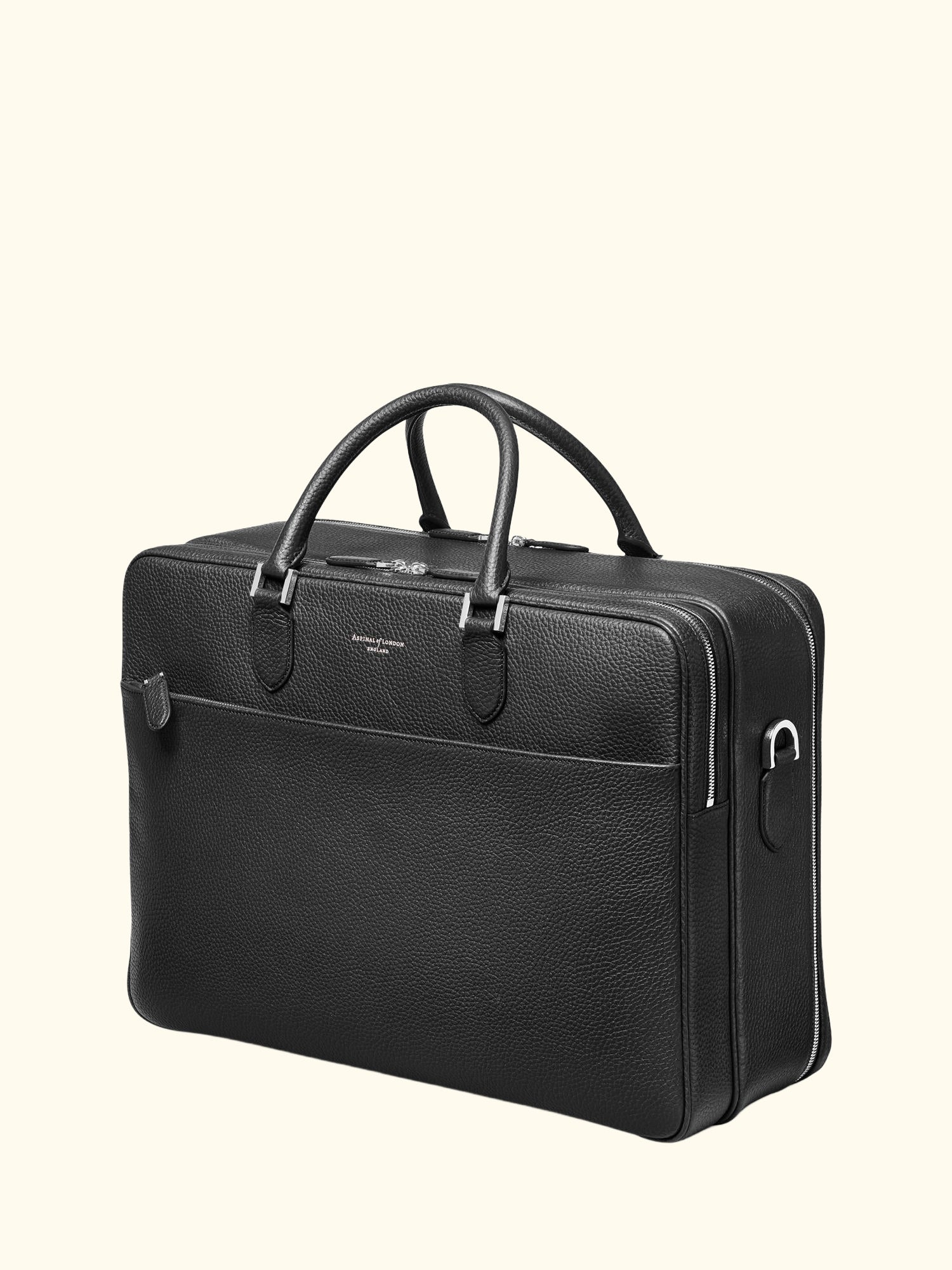 Aspinal of Lonson 48 Hour Mount Street Leather Travel Bag