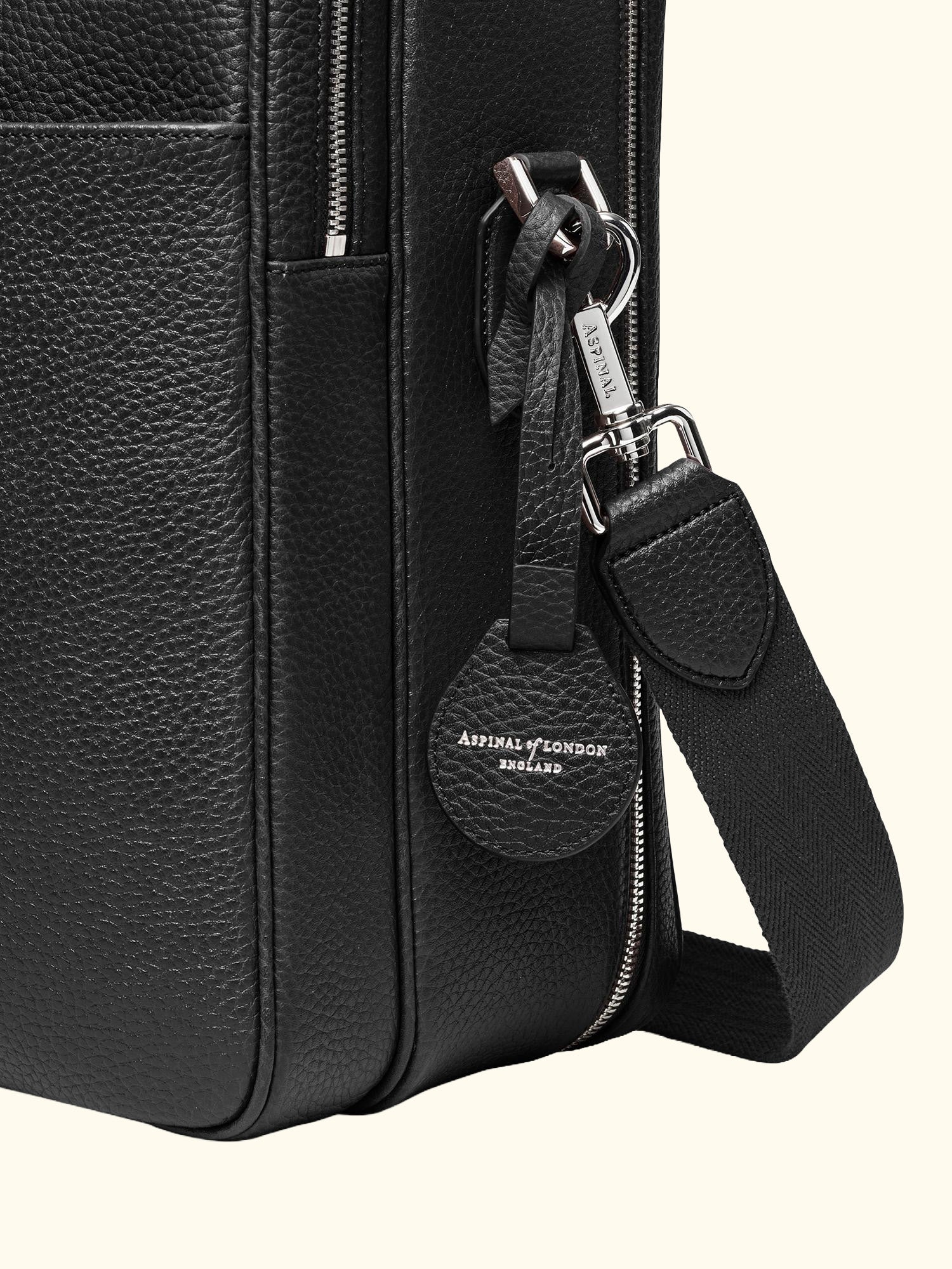 Aspinal of Lonson 48 Hour Mount Street Leather Travel Bag