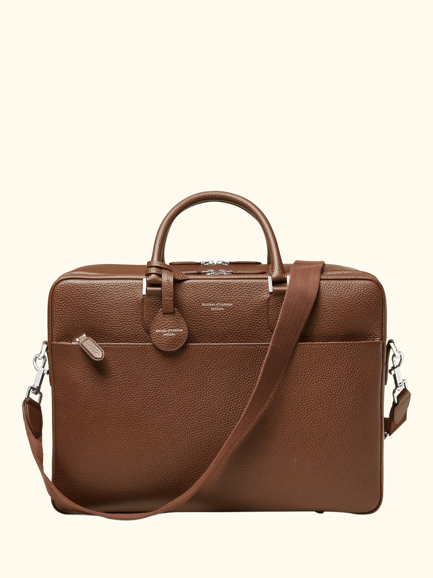 Aspinal of Lonson 48 Hour Mount Street Leather Travel Bag