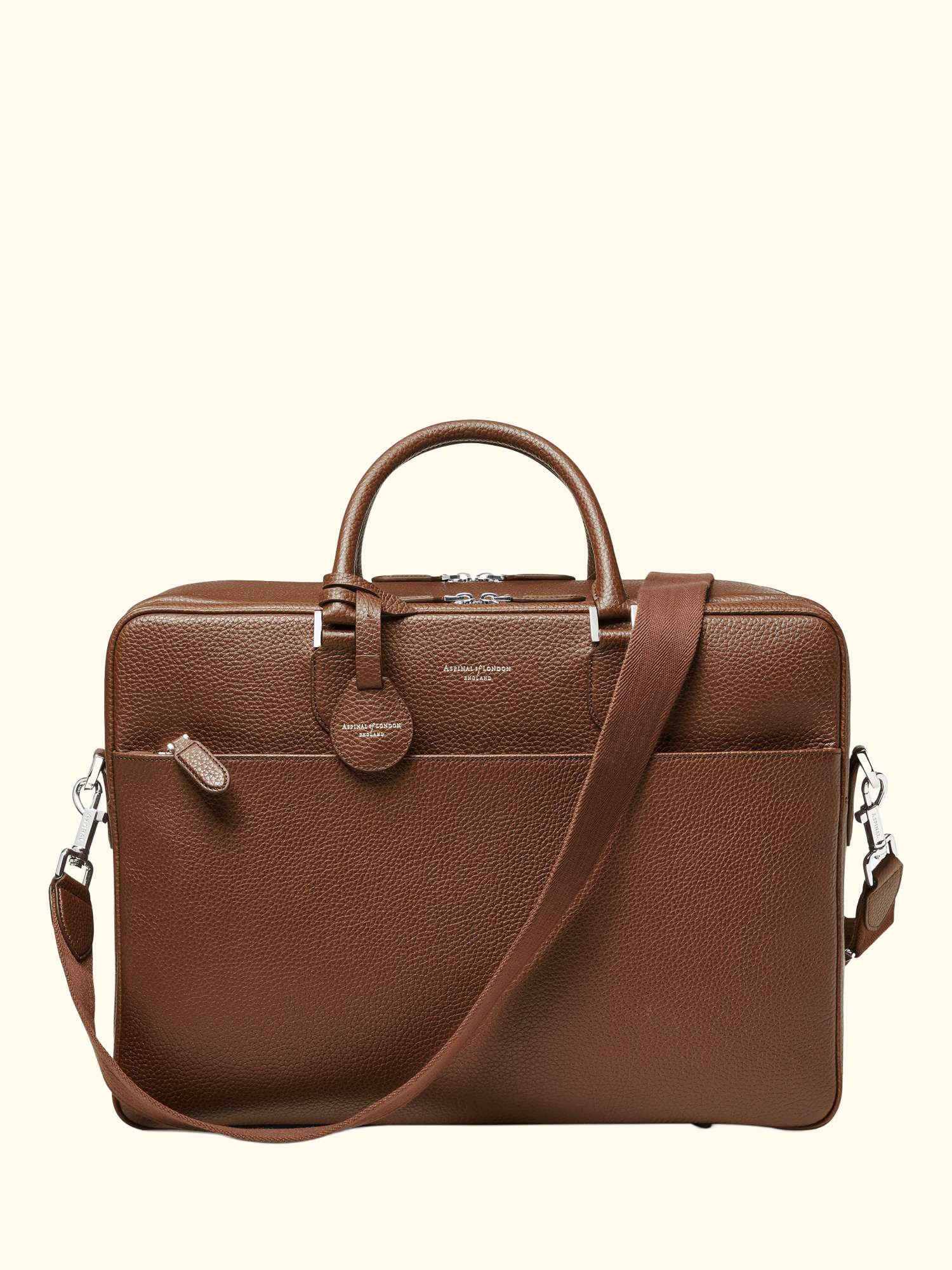Aspinal of Lonson 48 Hour Mount Street Leather Travel Bag