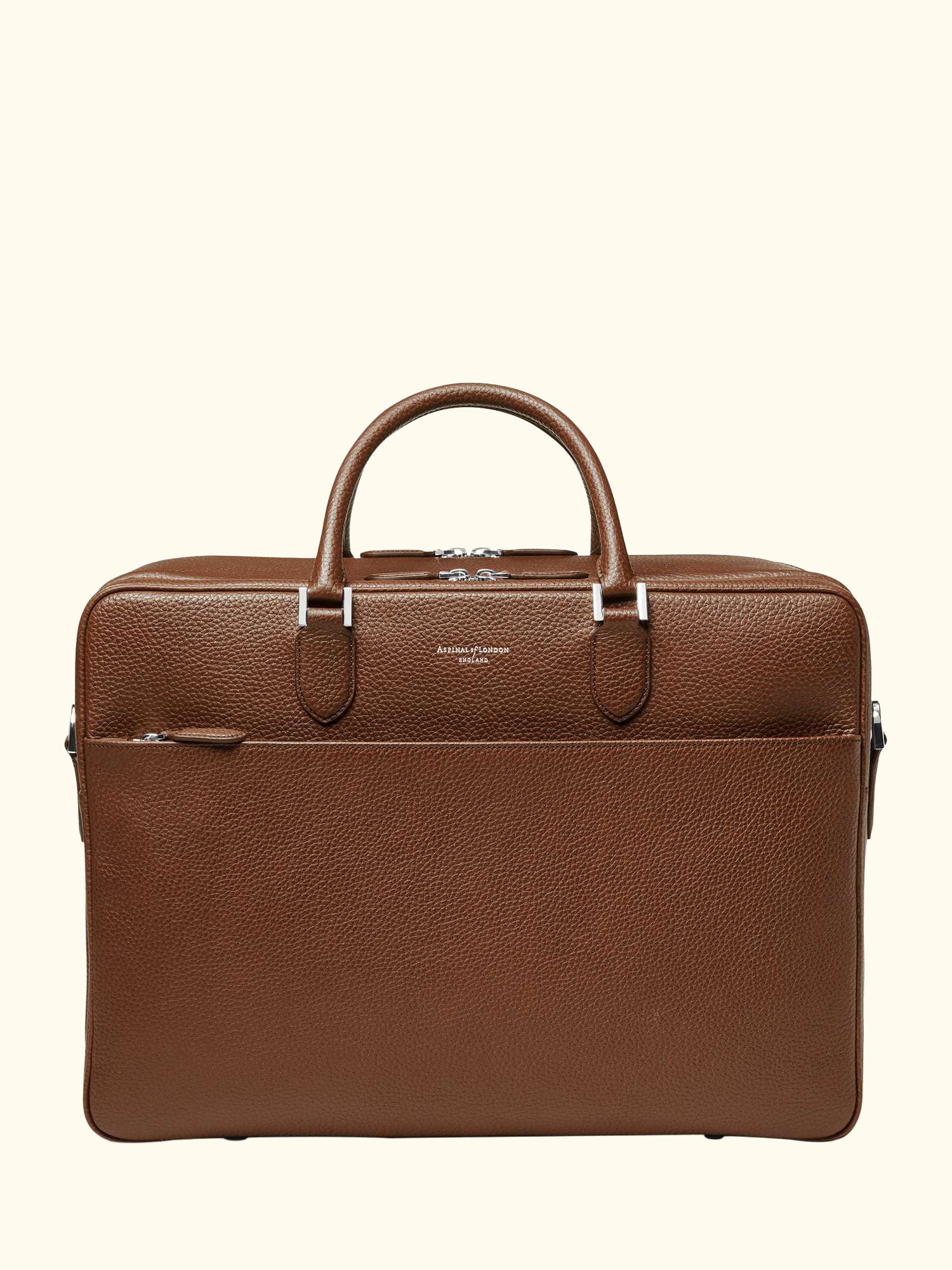 Aspinal of Lonson 48 Hour Mount Street Leather Travel Bag