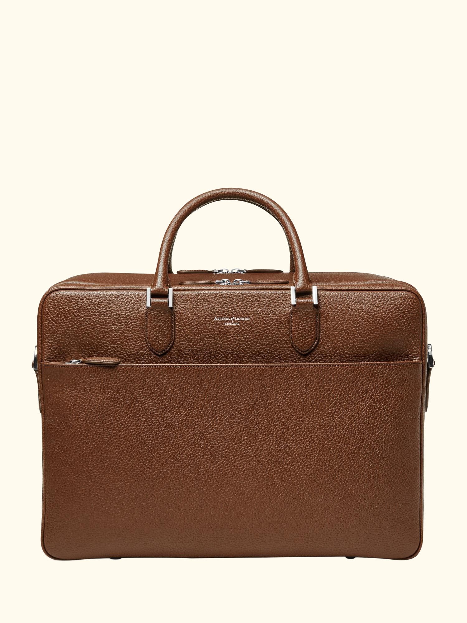 Aspinal of Lonson 48 Hour Mount Street Leather Travel Bag
