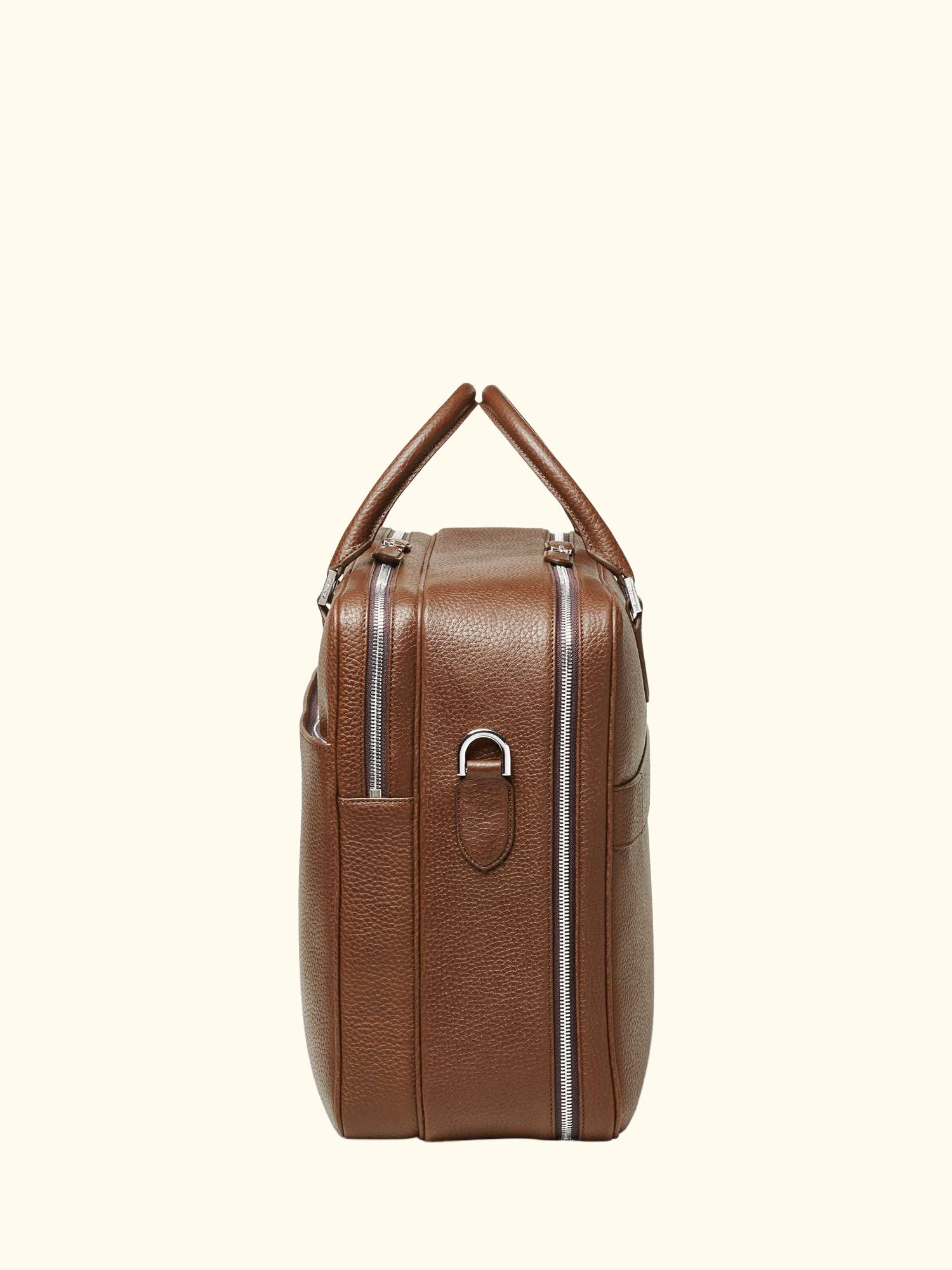 Aspinal of Lonson 48 Hour Mount Street Leather Travel Bag