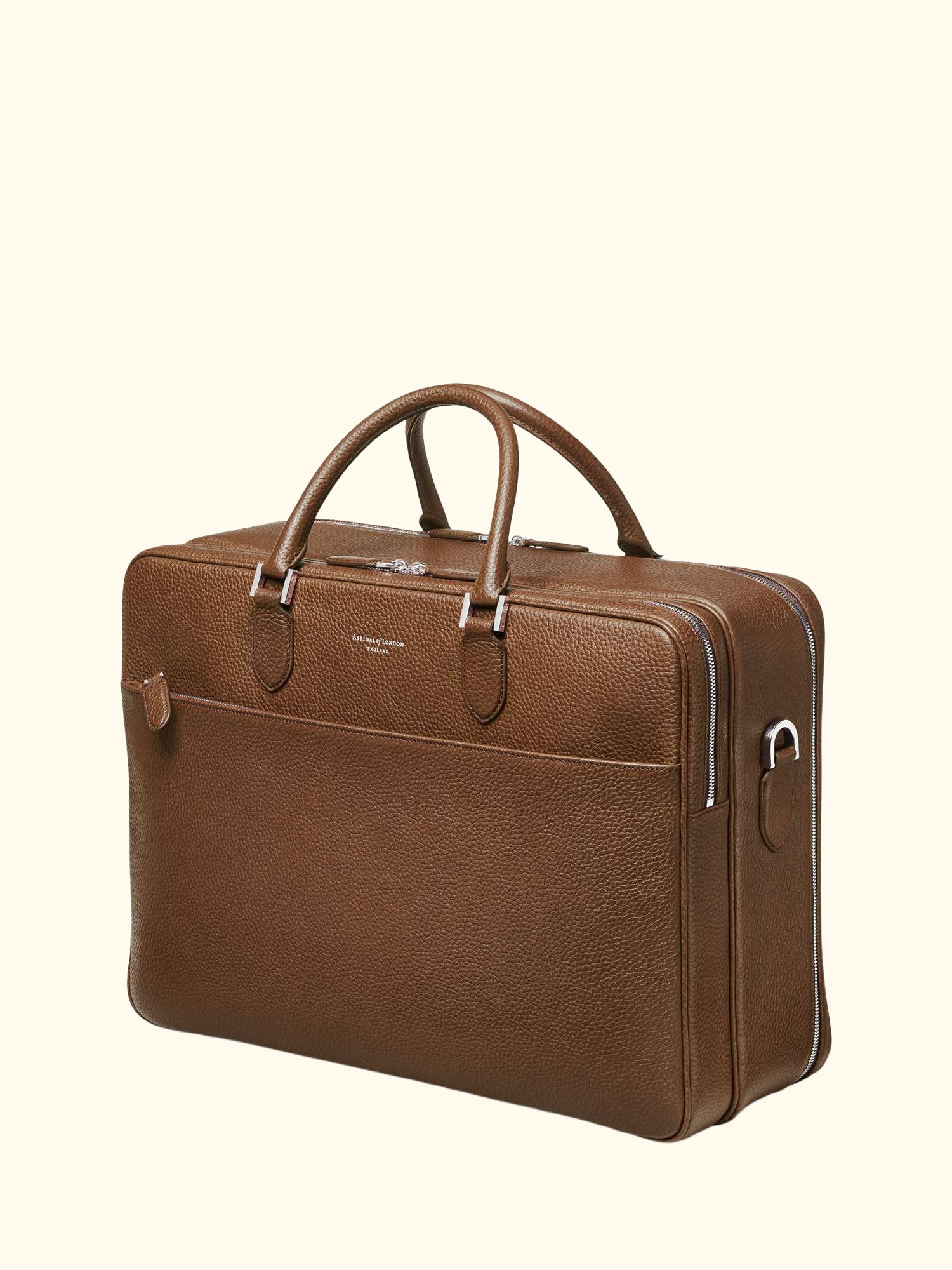 Aspinal of Lonson 48 Hour Mount Street Leather Travel Bag