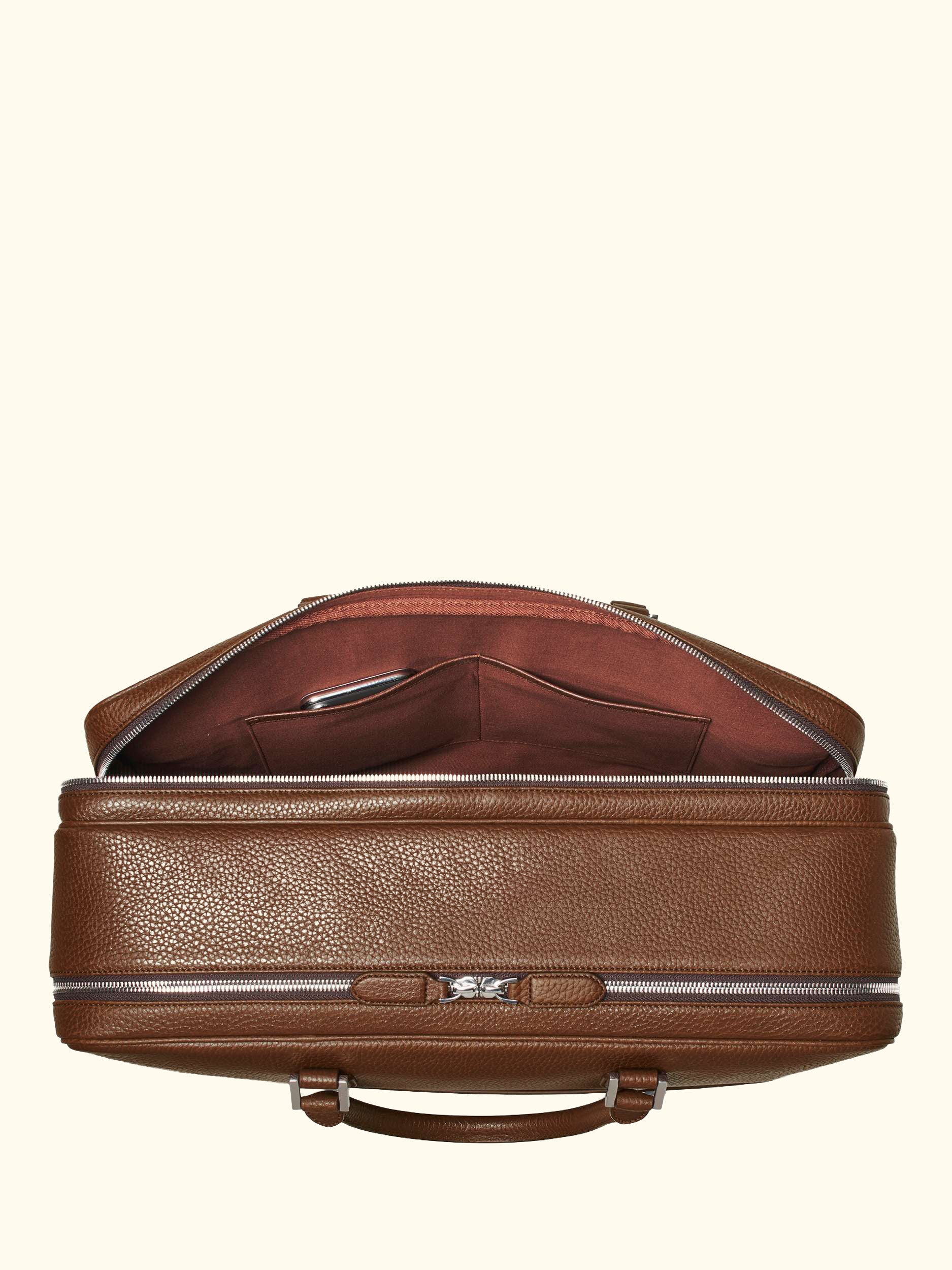 Aspinal of Lonson 48 Hour Mount Street Leather Travel Bag