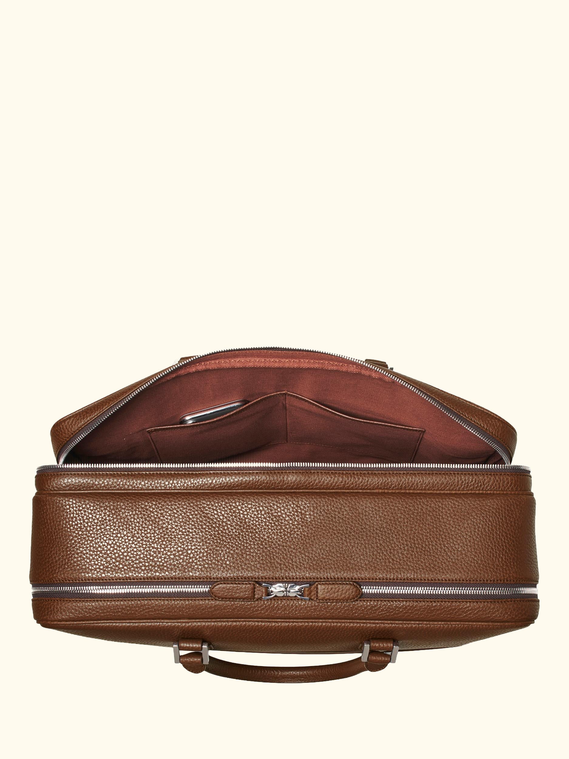 Aspinal of Lonson 48 Hour Mount Street Leather Travel Bag