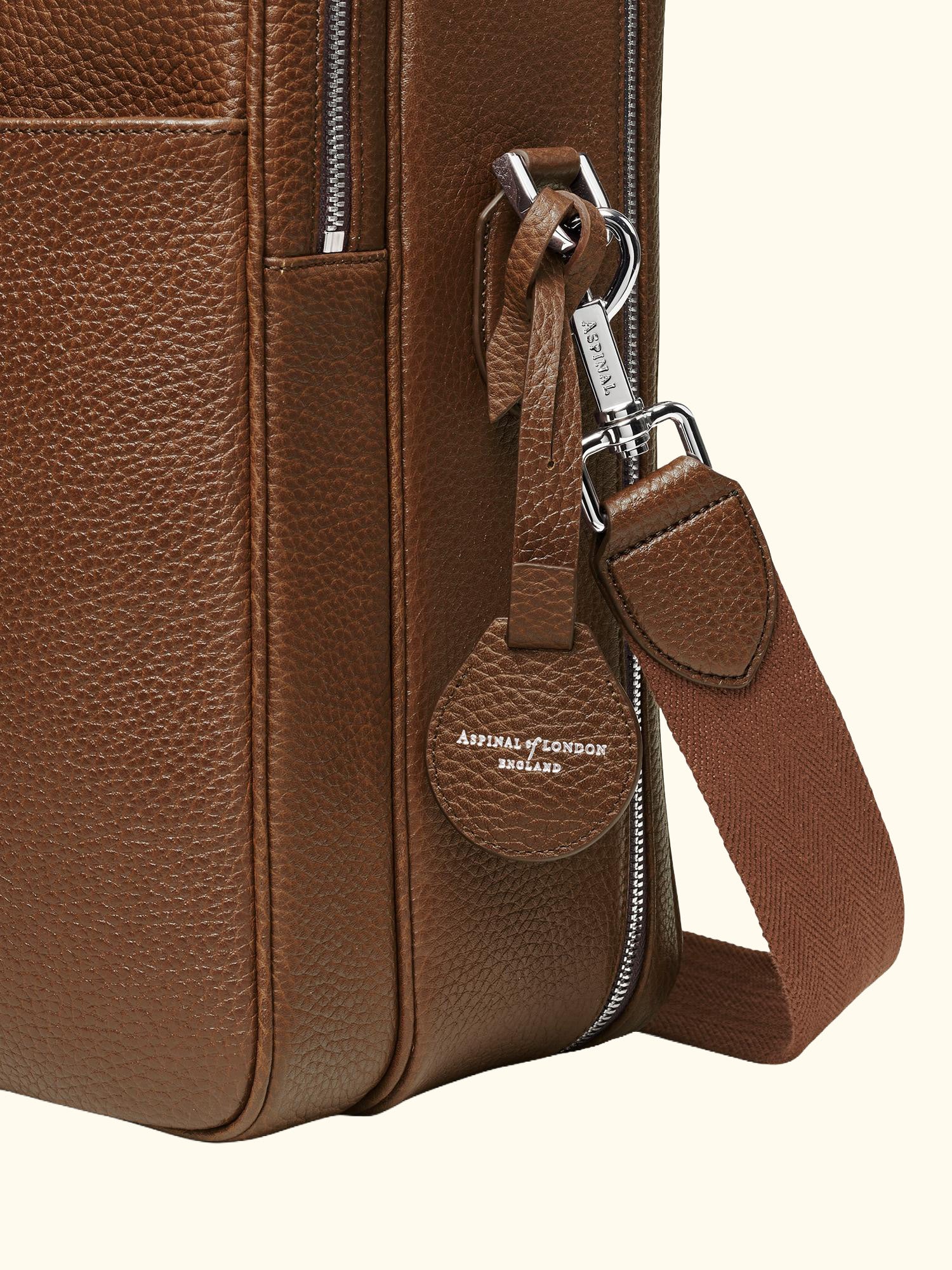 Aspinal of Lonson 48 Hour Mount Street Leather Travel Bag