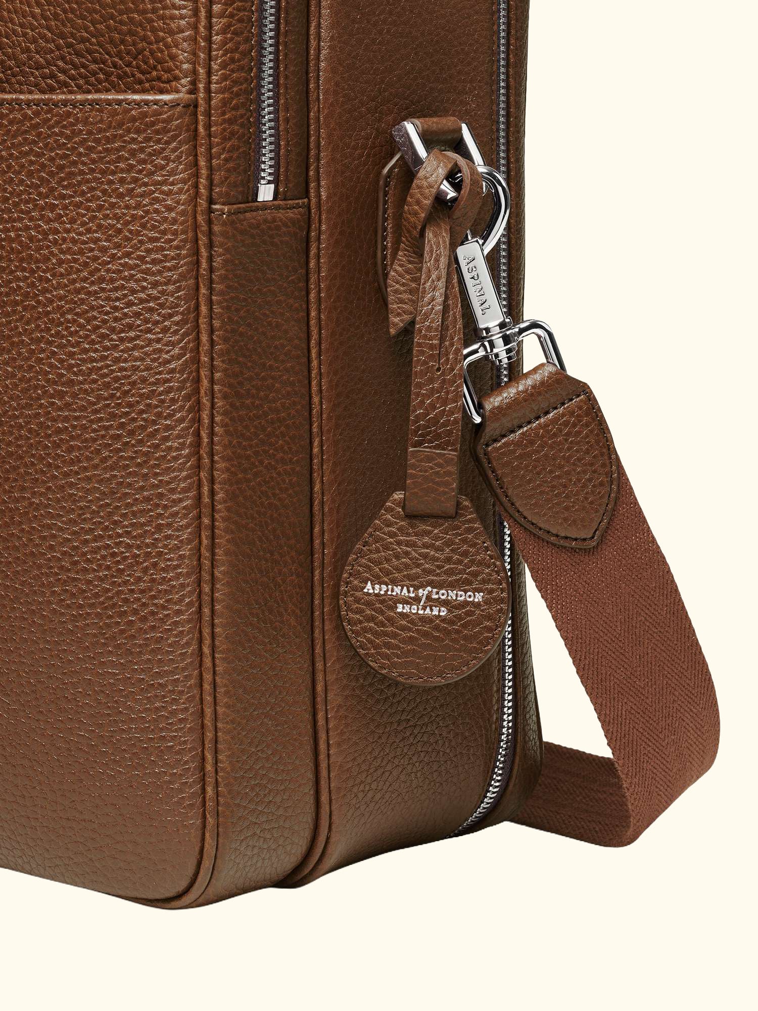 Aspinal of Lonson 48 Hour Mount Street Leather Travel Bag