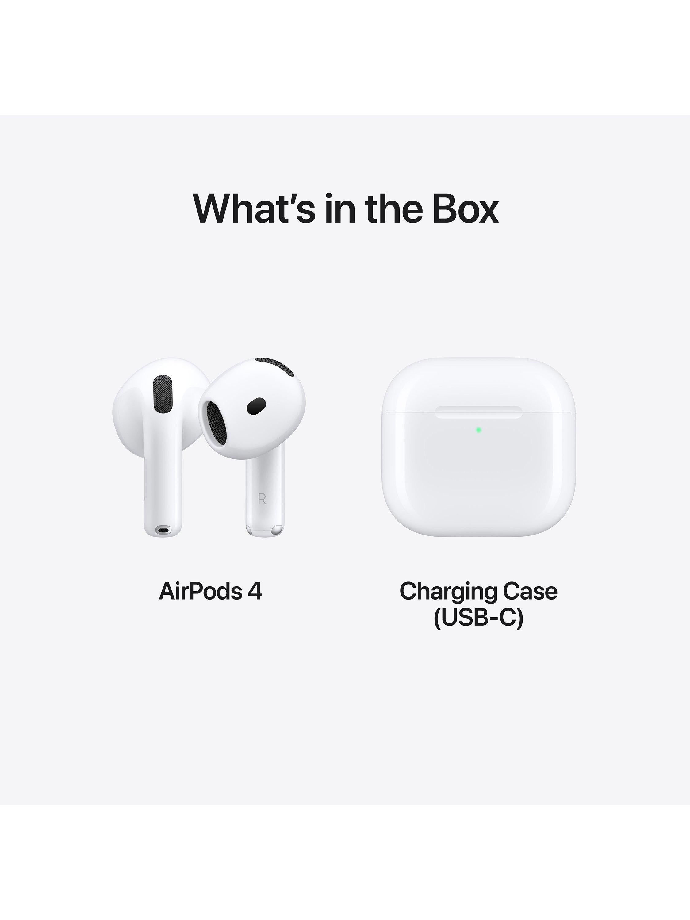 AirPods (4th Generation) with USB-C Charging Case, 2024