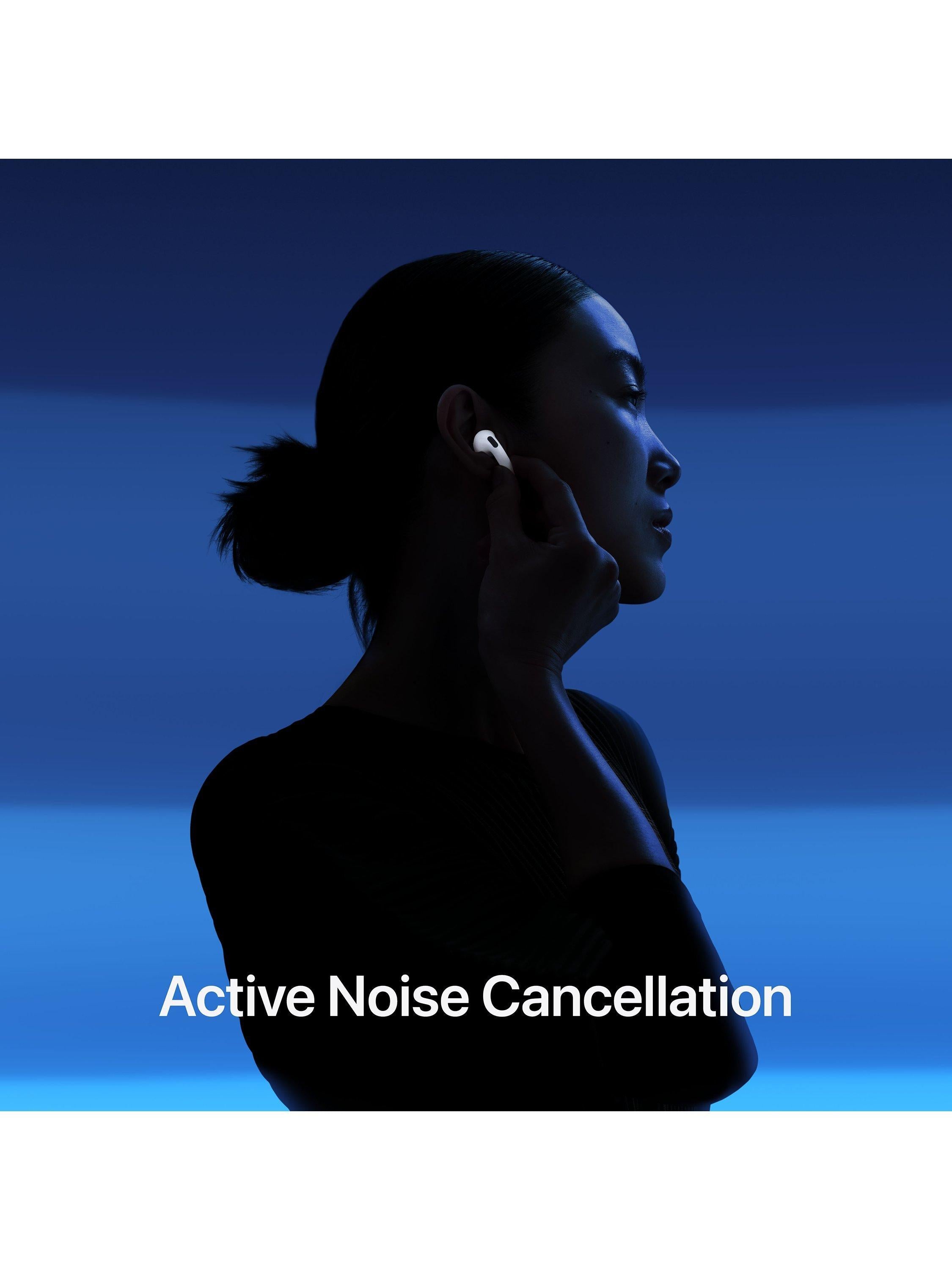 AirPods (4th Generation) with Active Noise Cancellation & USB-C Charging Case, 2024