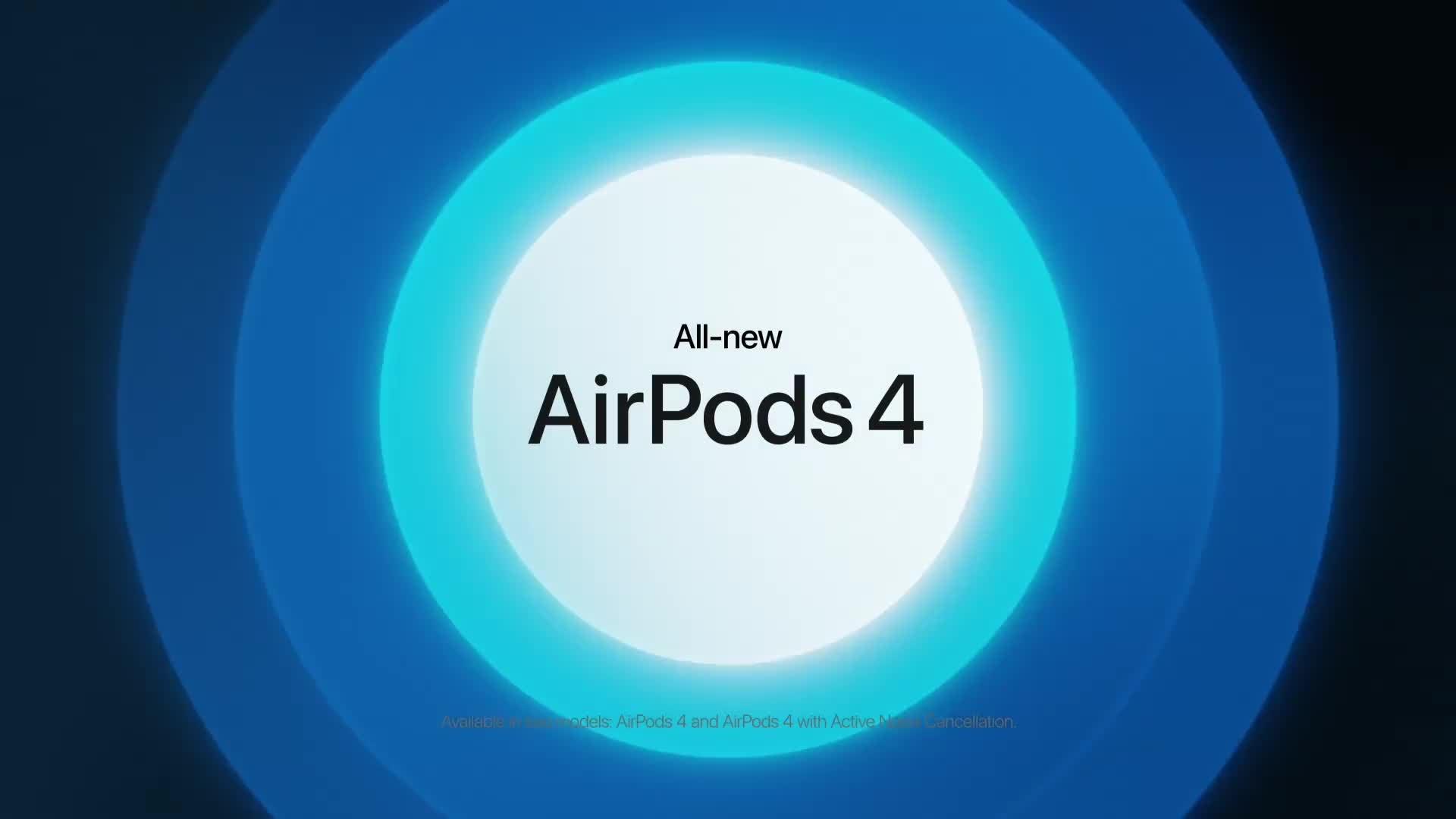 AirPods (4th Generation) with Active Noise Cancellation & USB-C Charging Case, 2024