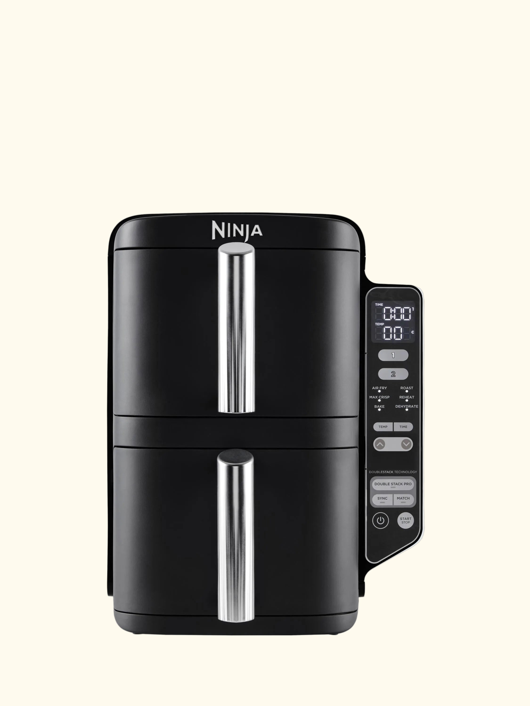 SL300UK Double Stack 2-Drawer Air Fryer, 7.6L, Black