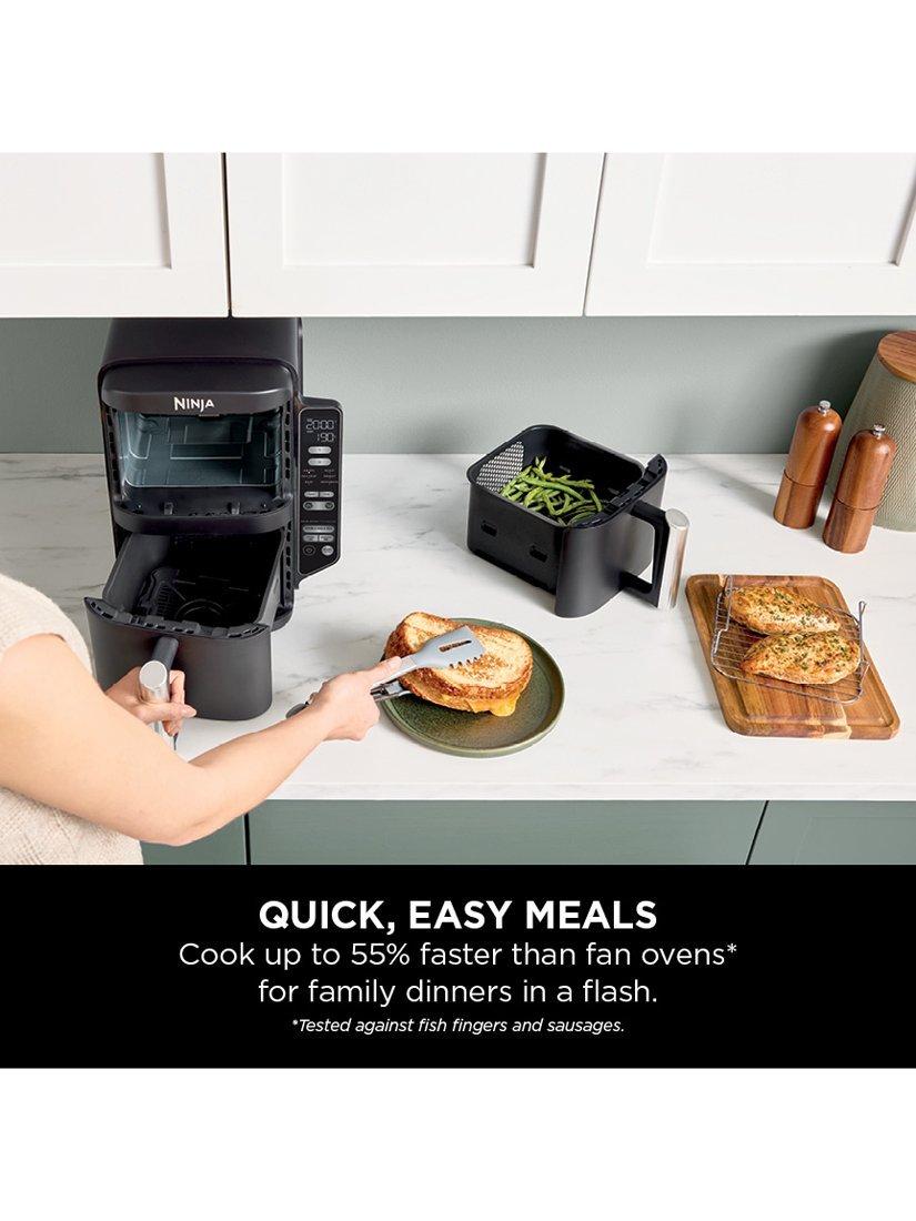 SL300UK Double Stack 2-Drawer Air Fryer, 7.6L, Black