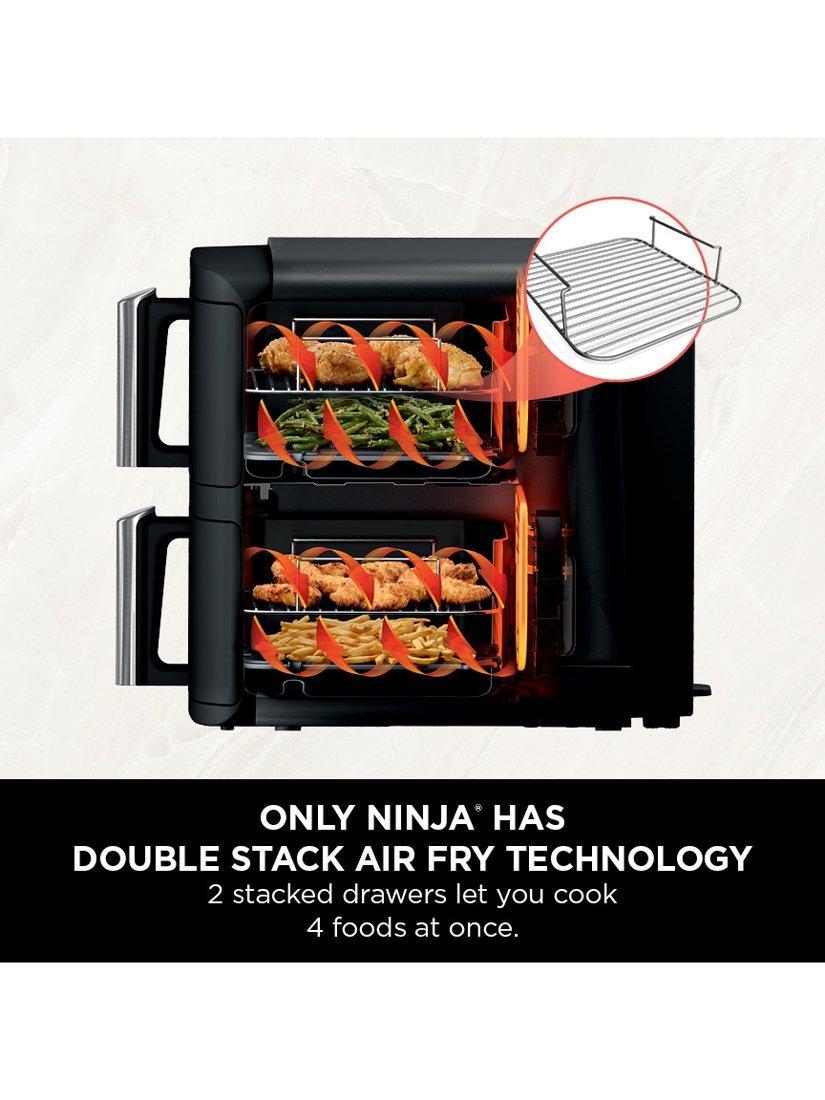 SL300UK Double Stack 2-Drawer Air Fryer, 7.6L, Black