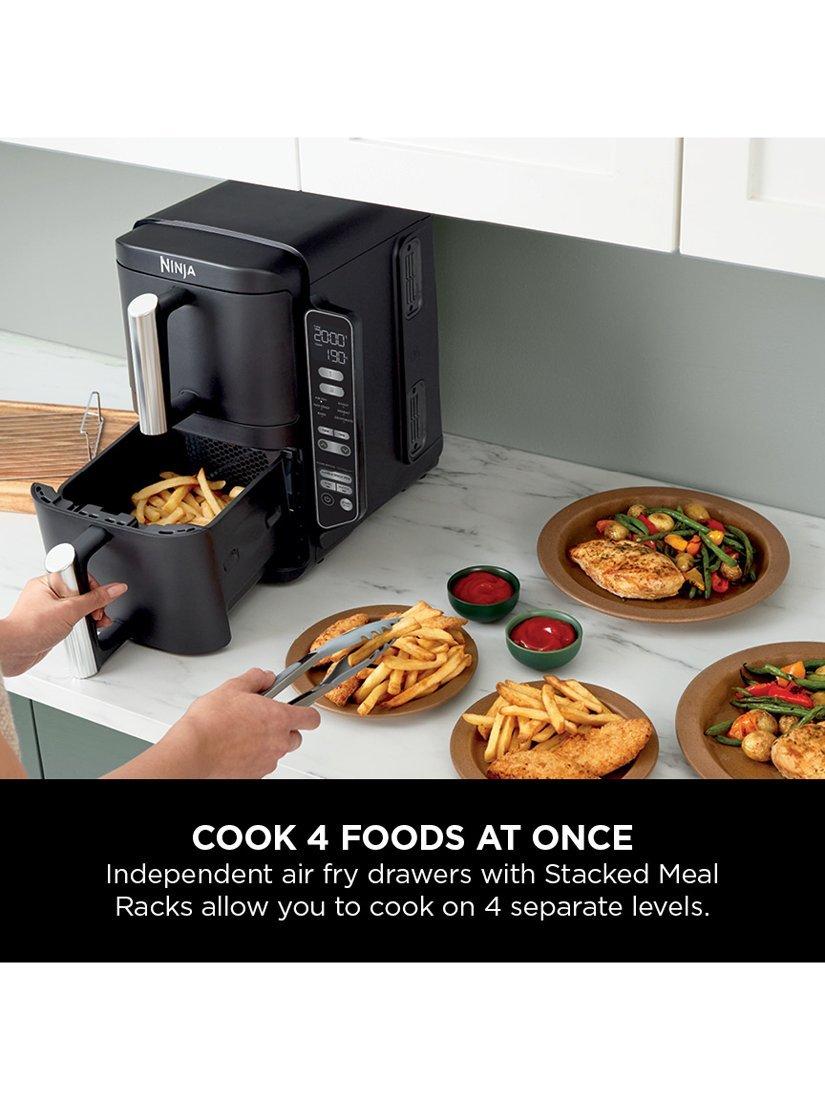 SL300UK Double Stack 2-Drawer Air Fryer, 7.6L, Black