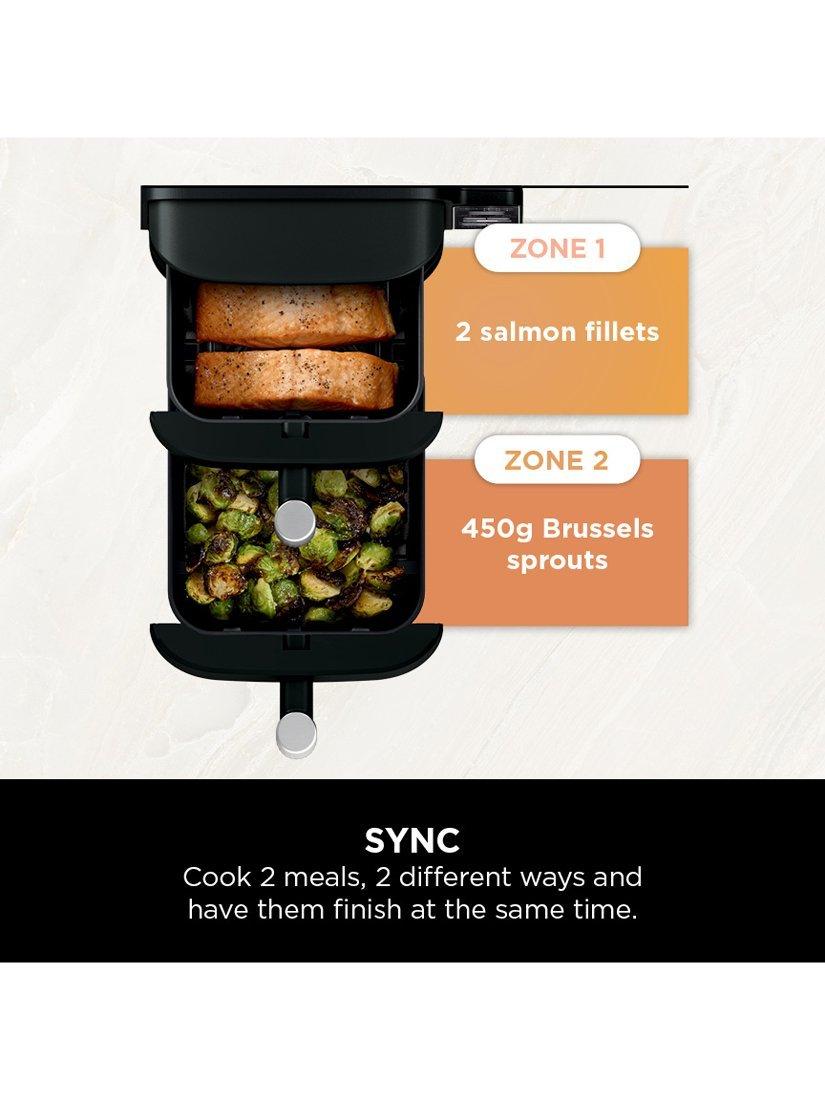 SL300UK Double Stack 2-Drawer Air Fryer, 7.6L, Black
