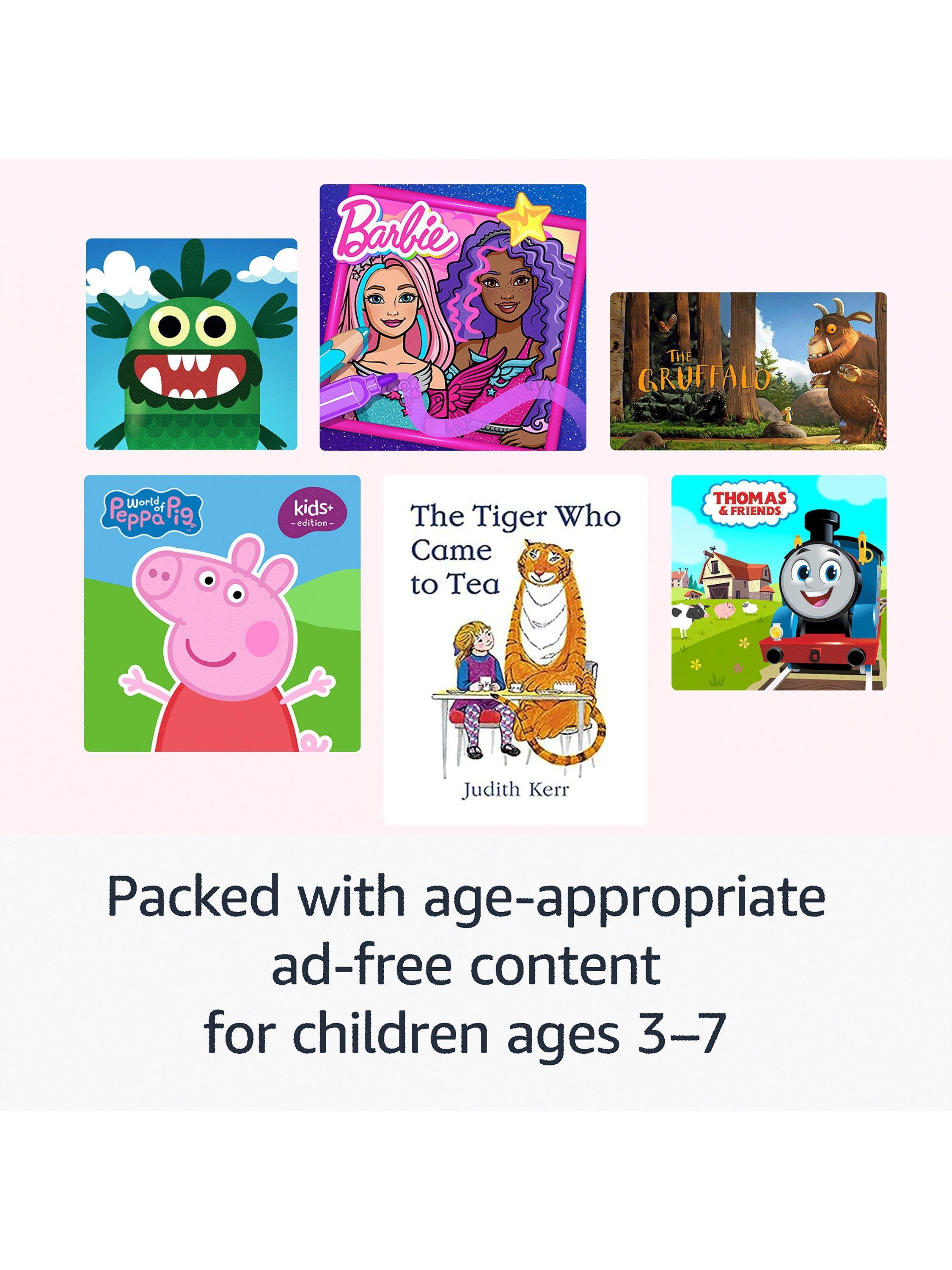 Fire HD 8 Tablet Kids Edition (2024) for ages 3-7 with Kid-Proof Case & Parental Controls, Hexa-core, Fire OS, Wi-Fi, 32GB, 8"