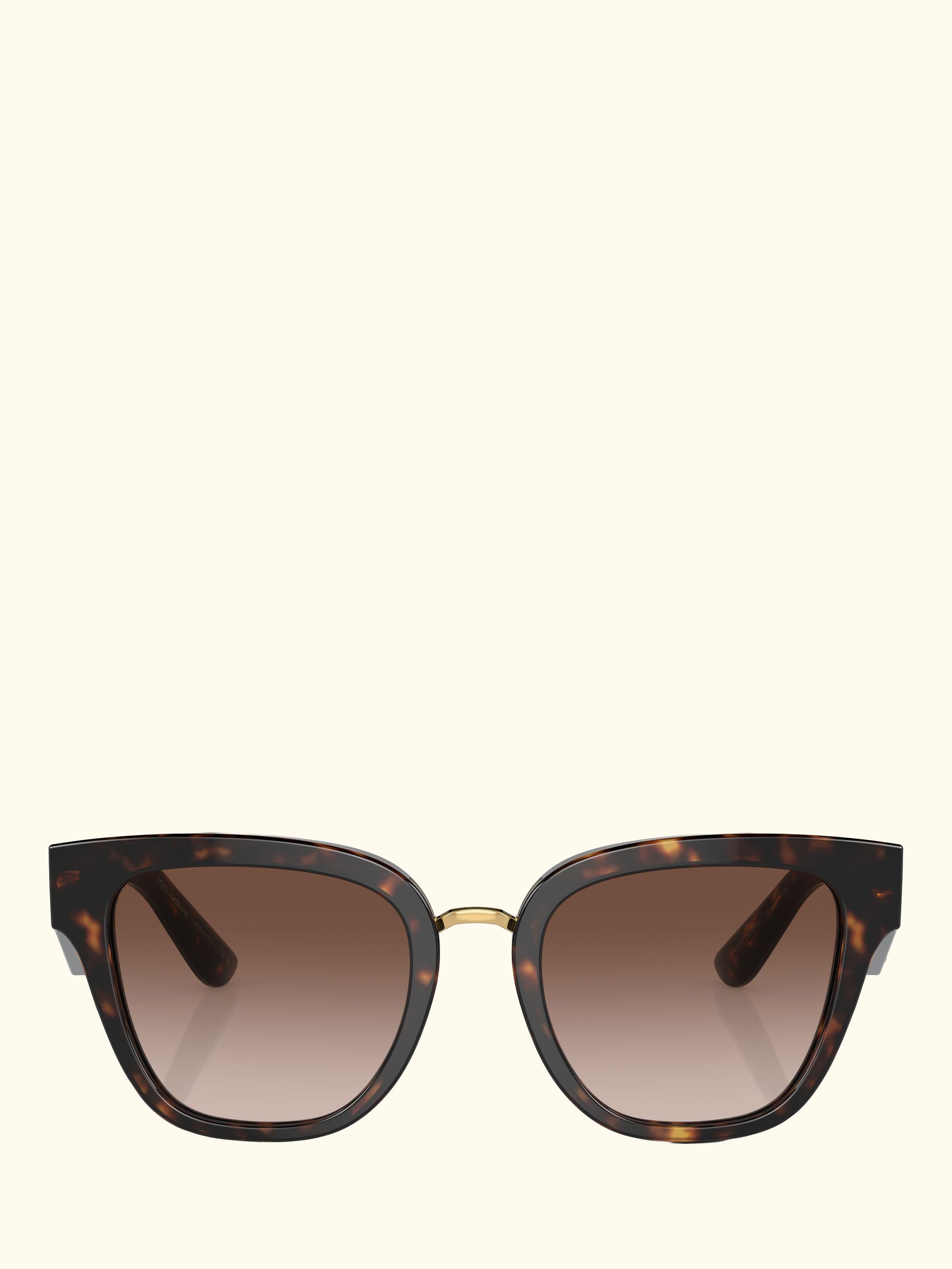 DG4437 Women's Butterfly Sunglasses, Havana